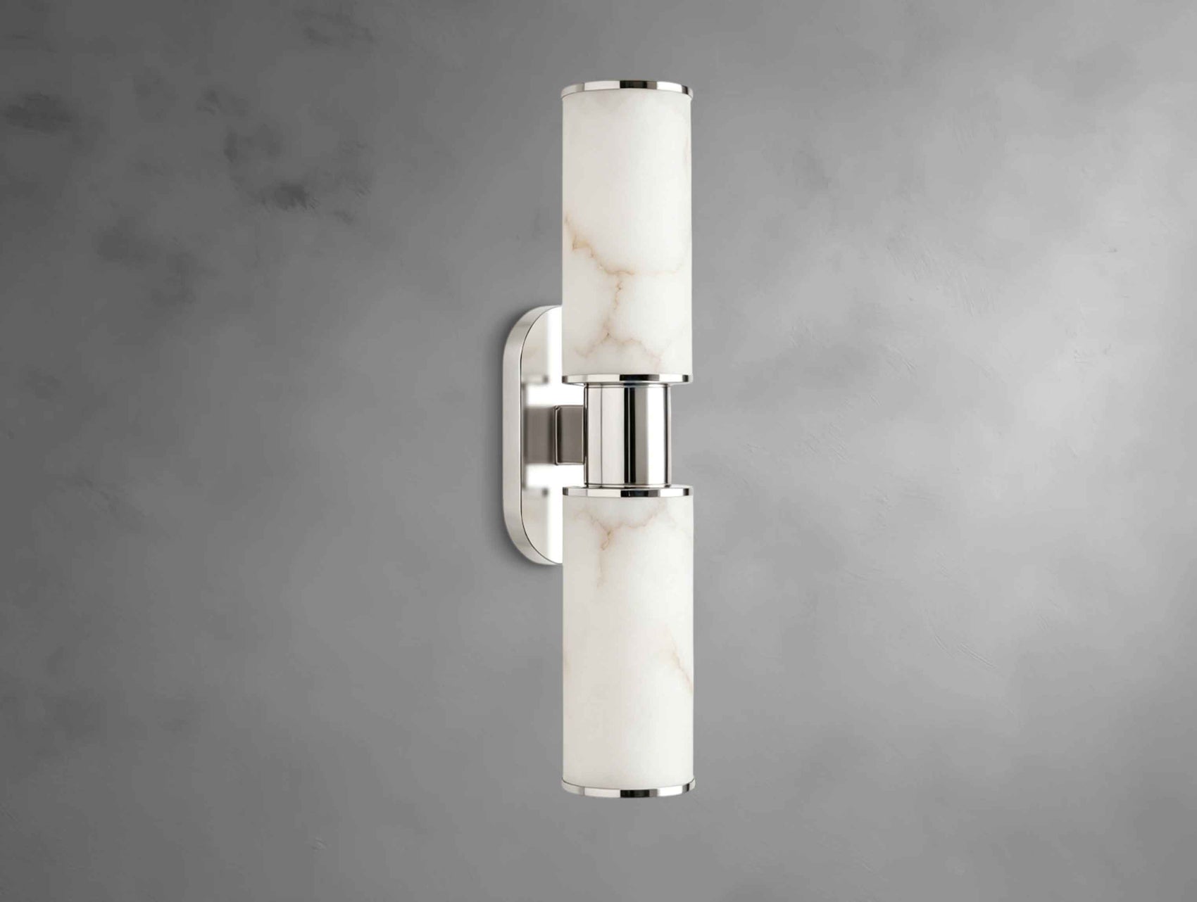 Harly Double Sconce in Alabaster