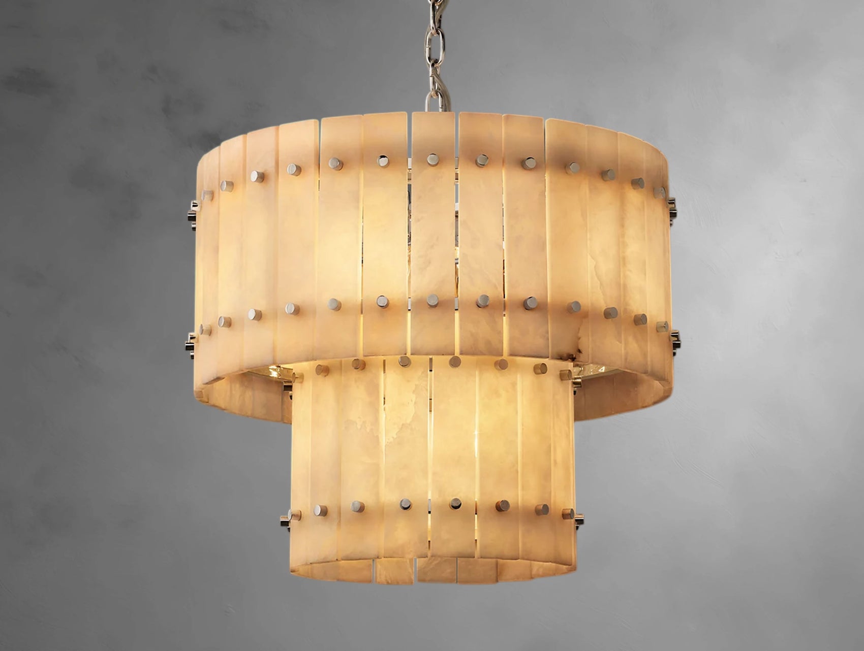 San Serrano Two-Tier Round Chandelier