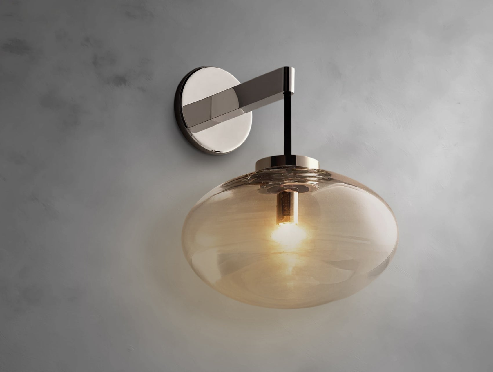 Elara Clear Glass Sconce