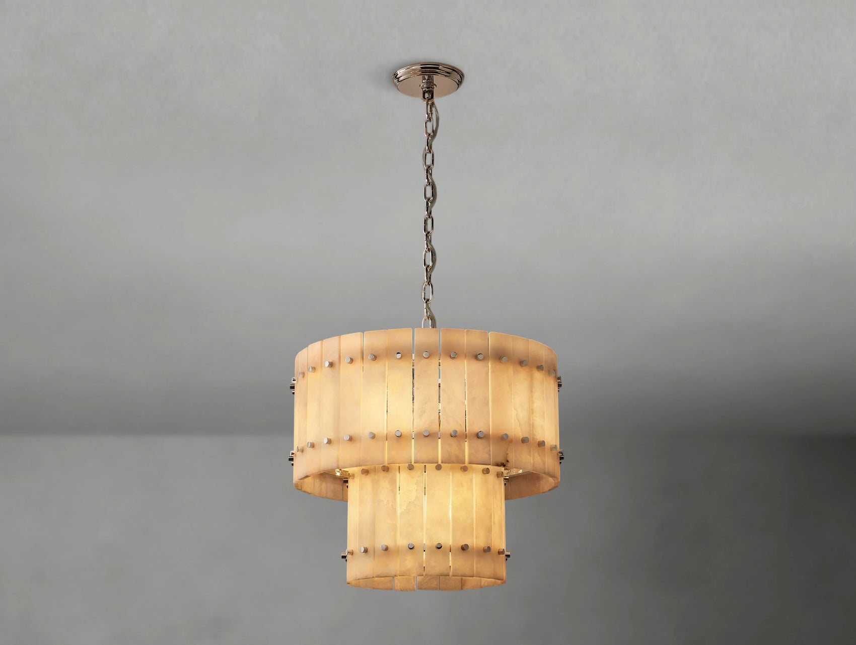San Serrano Two-Tier Round Chandelier