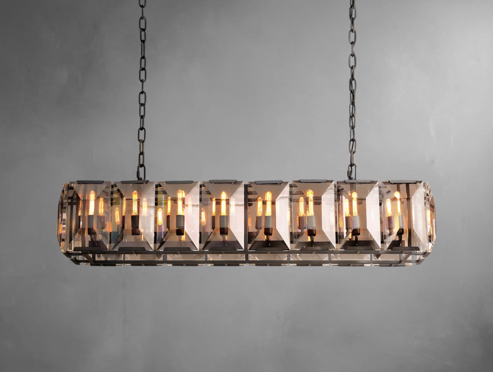 Halone Crystal Rectangular Chandelier