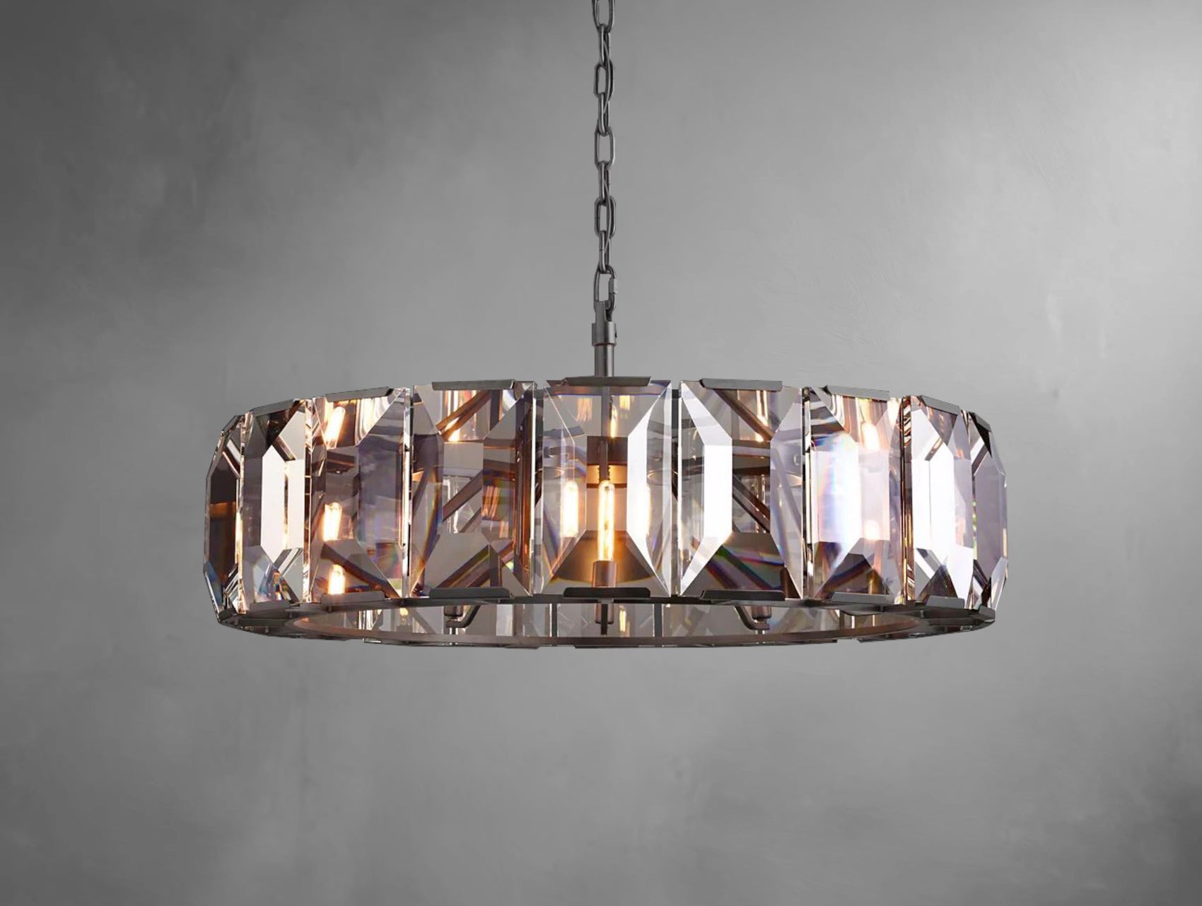 Halone Crystal Round Chandelier