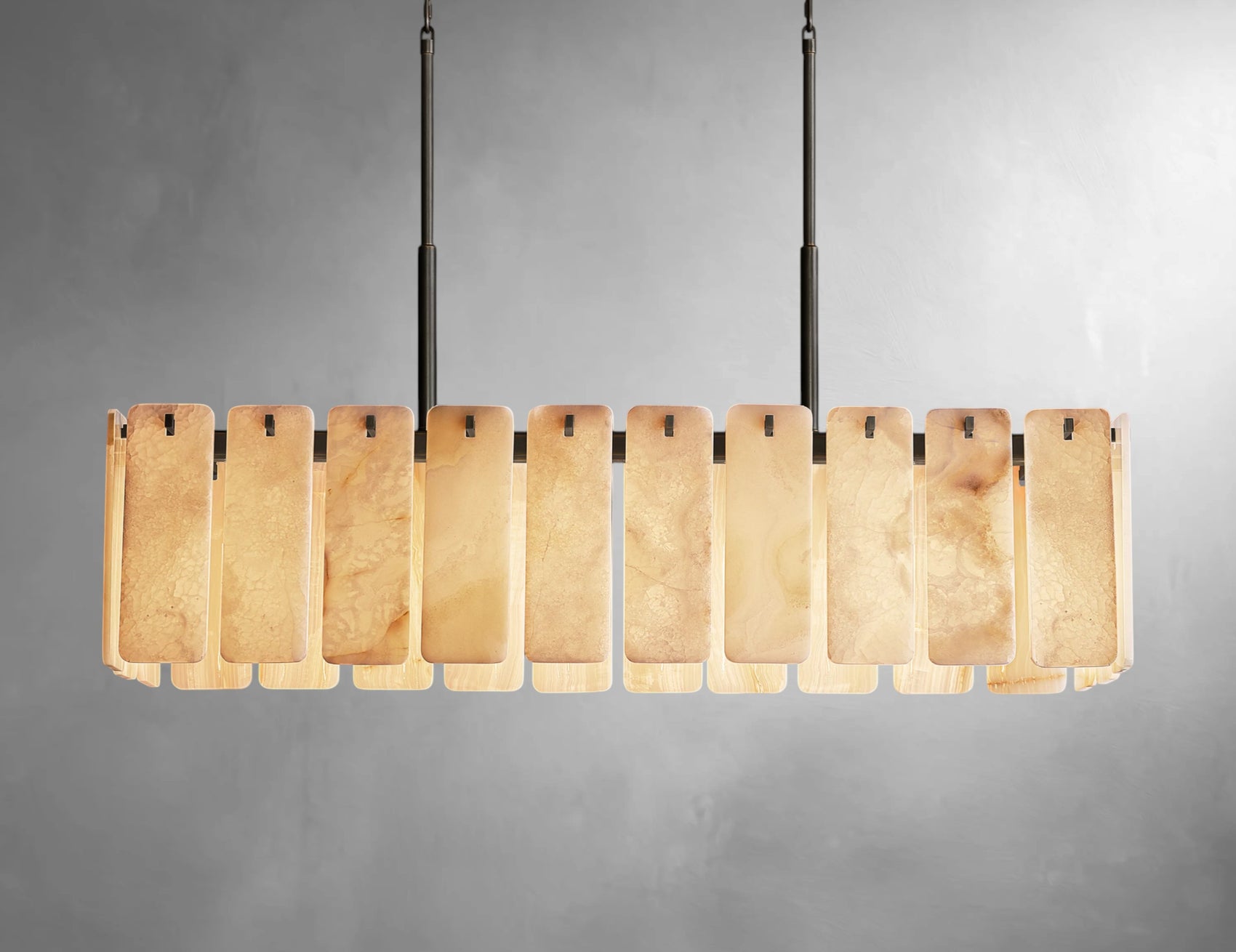 karamatte Onyx Rectangular Chandelier