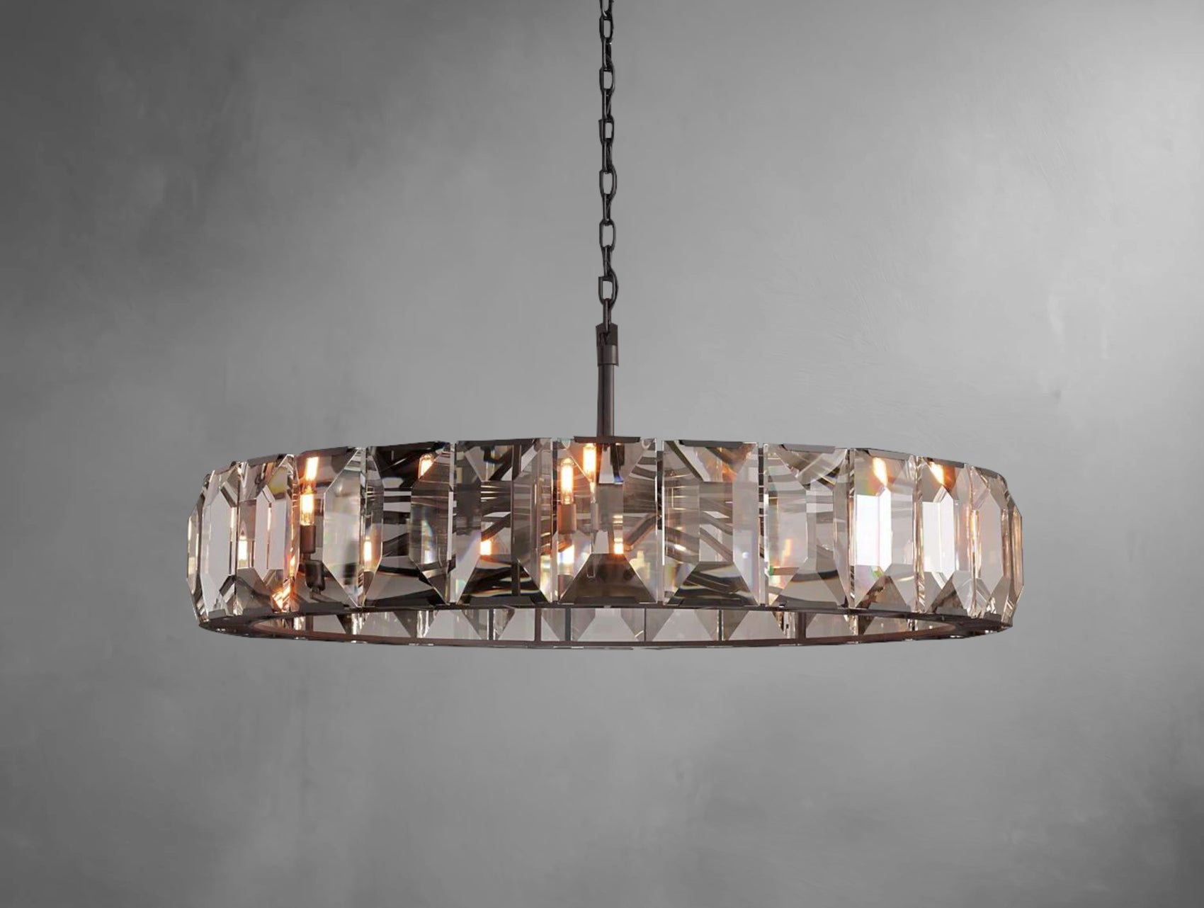 Halone Crystal Round Chandelier