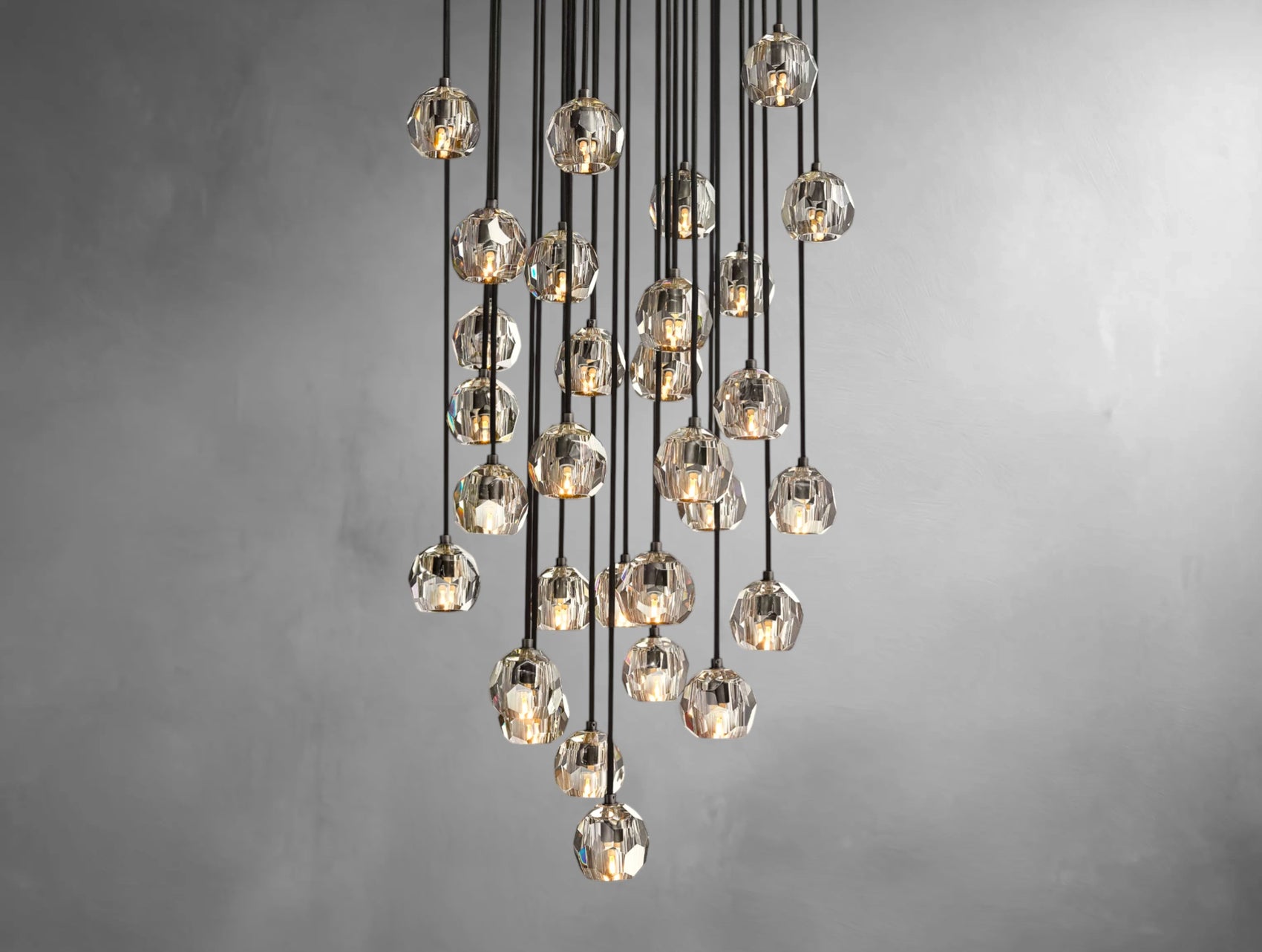 Orvane Crystal Drop Cluster Pendant