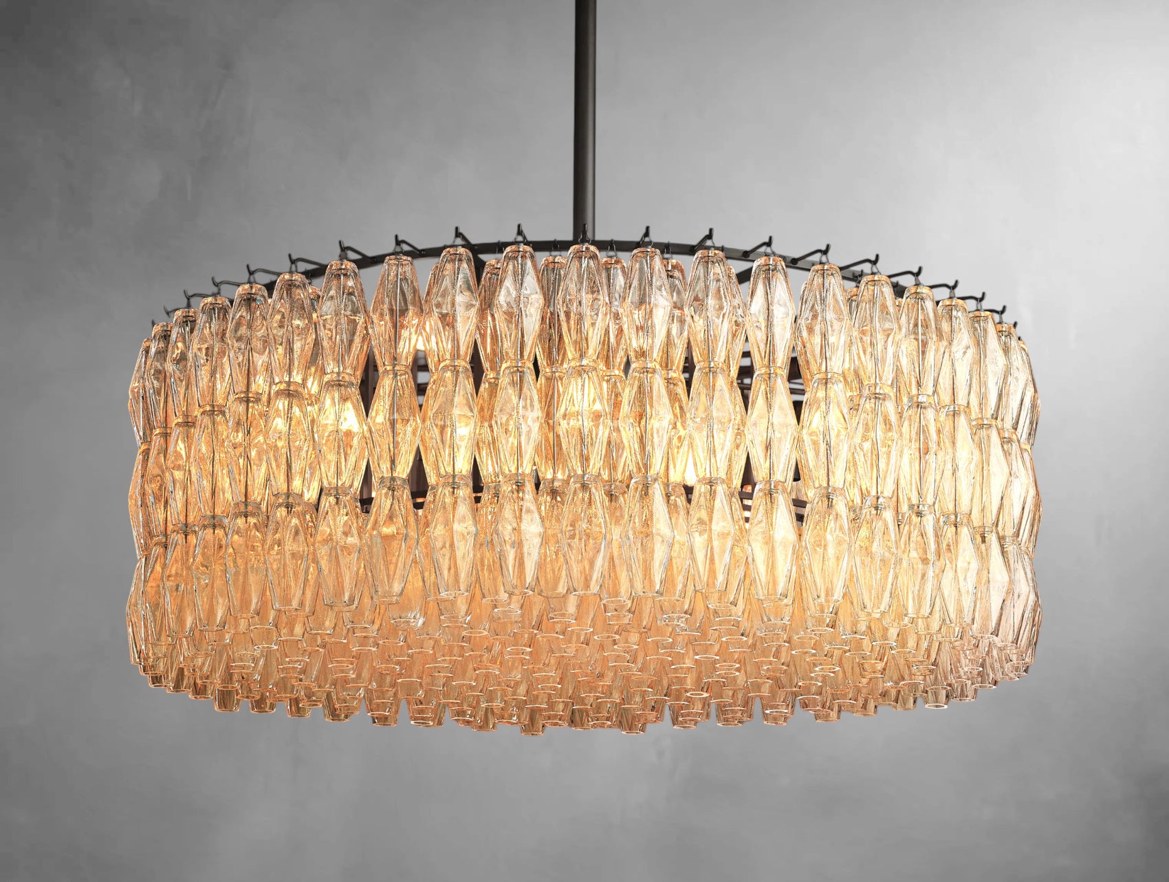 Chyara Clear Glass Round Chandelier