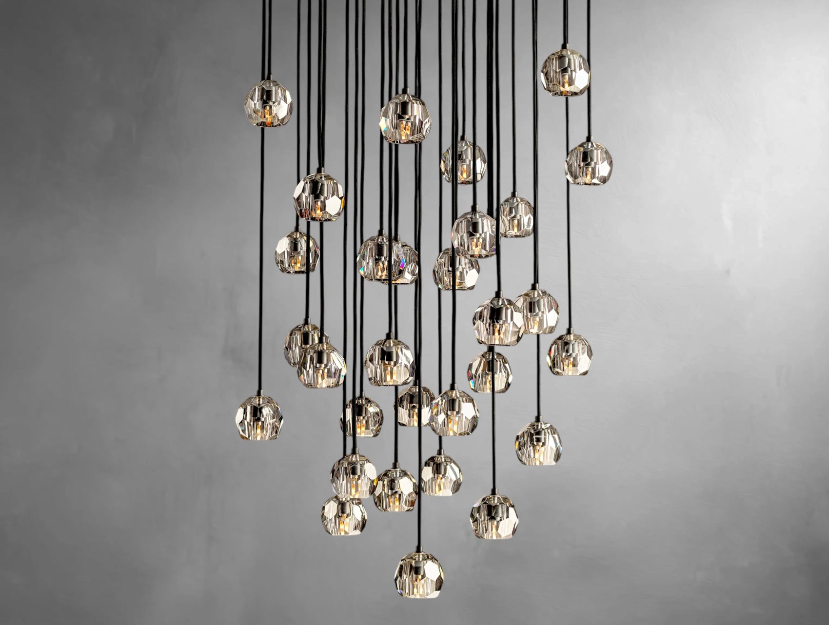 Orvane Crystal Drop Cluster Pendant