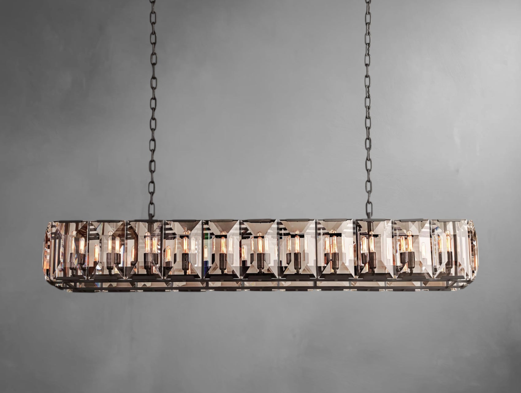 Halone Crystal Rectangular Chandelier