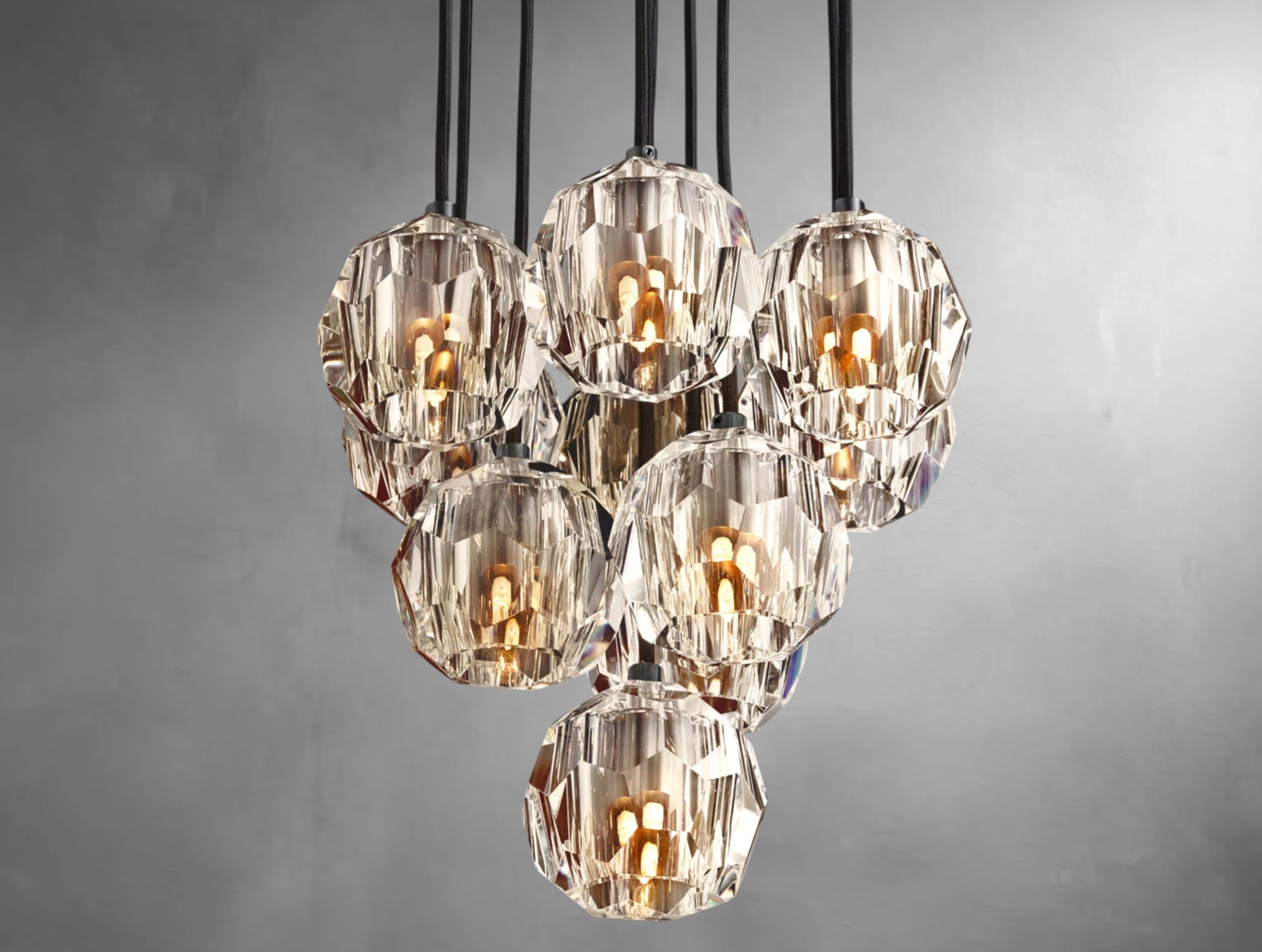 Orvane Crystal Drop Cluster Pendant