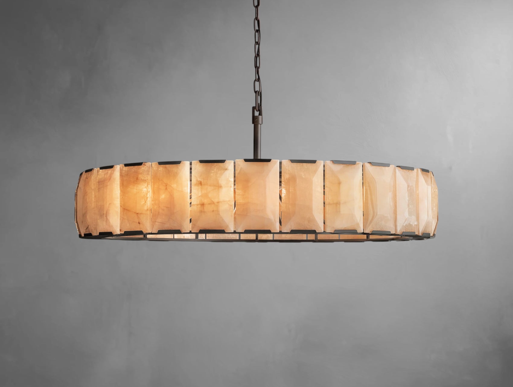 Halone Calcite Round Chandelier