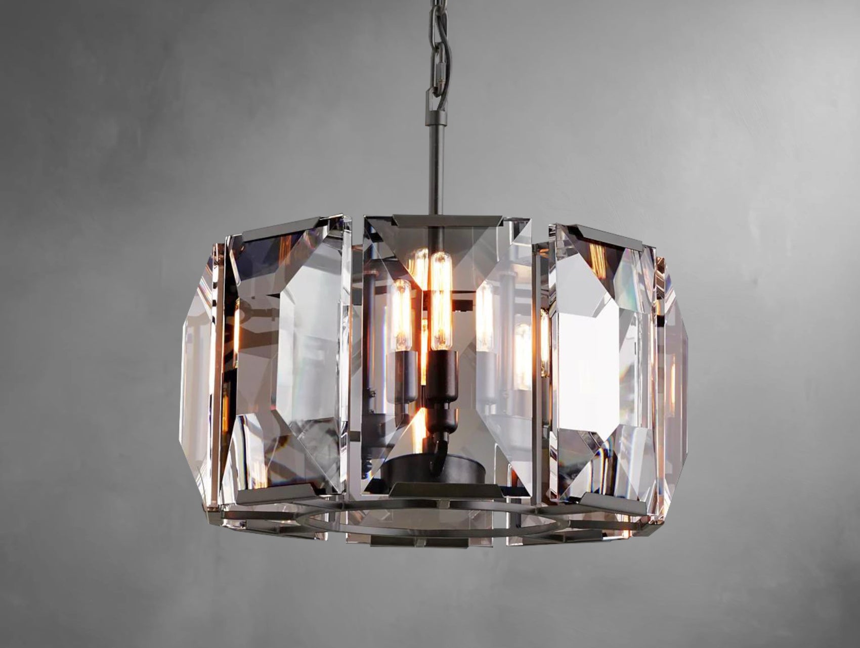 Halone Crystal Round Chandelier