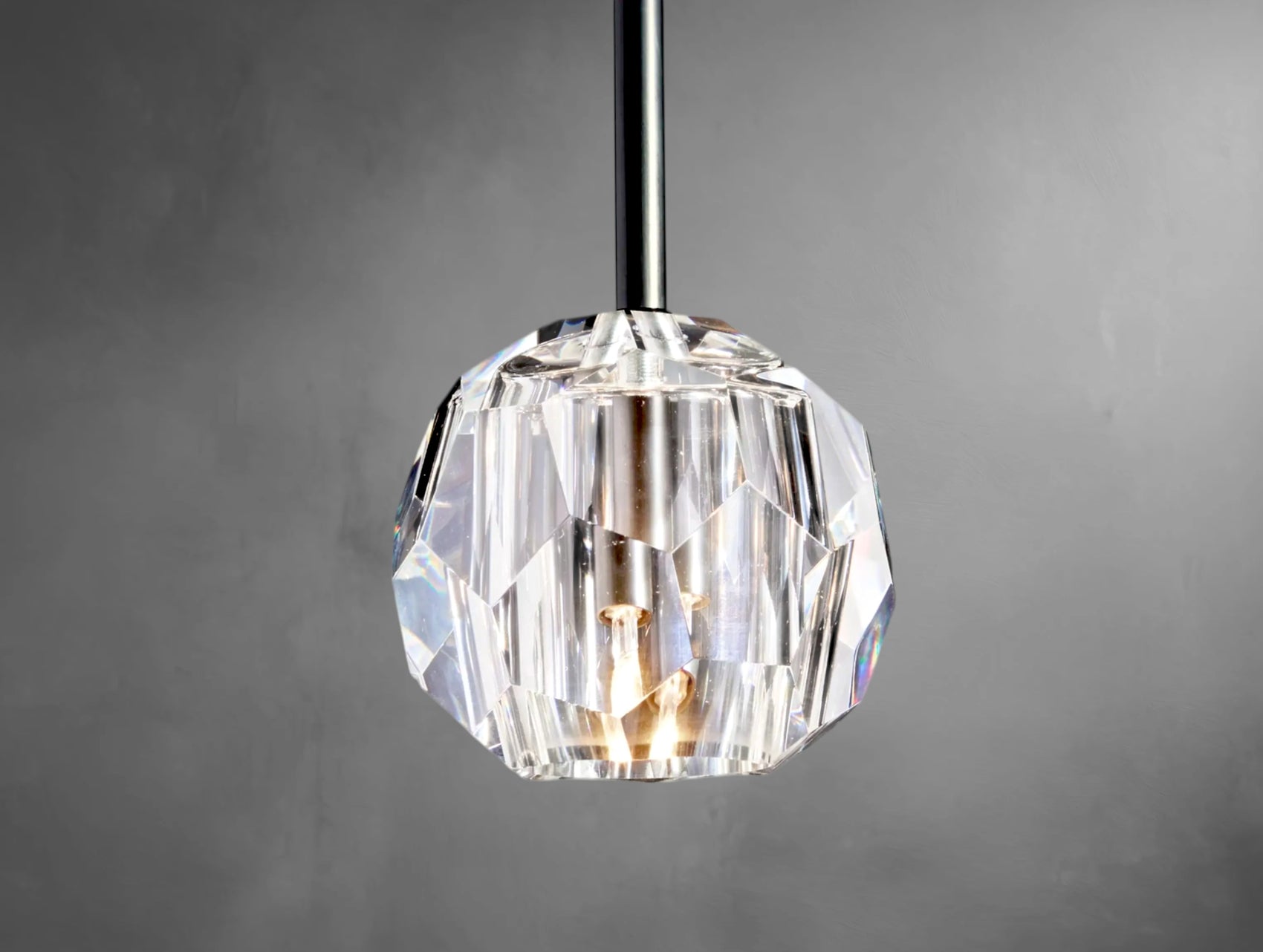 Faceted Crystal Rod Pendant