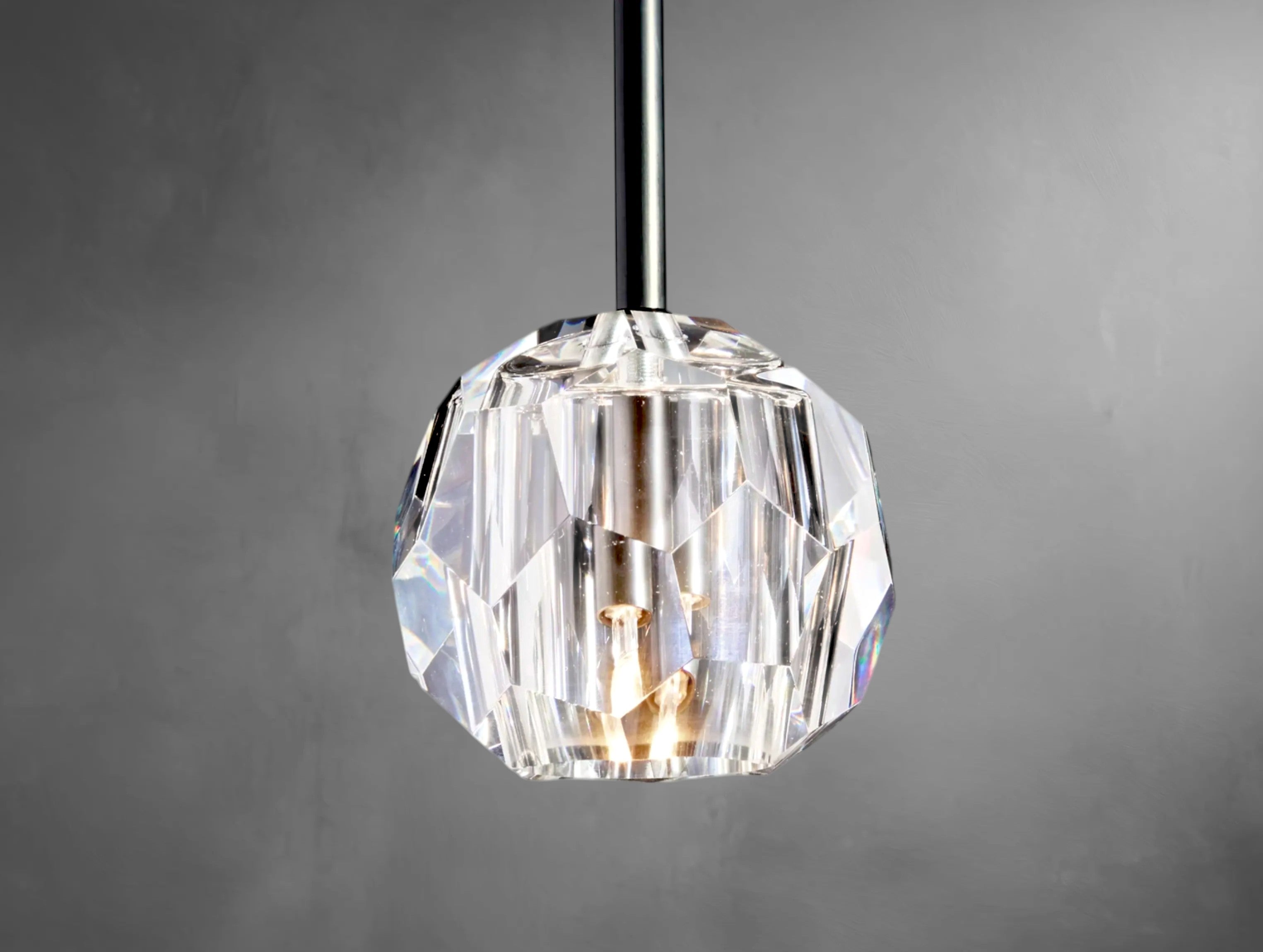 Faceted Crystal Rod Pendant