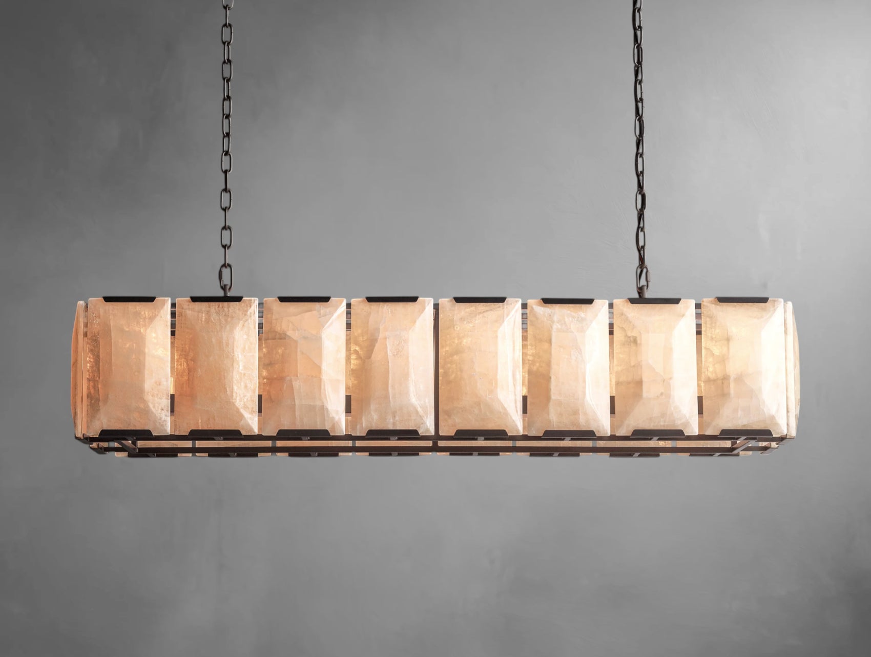 Halone Calcite Rectangular Chandelier