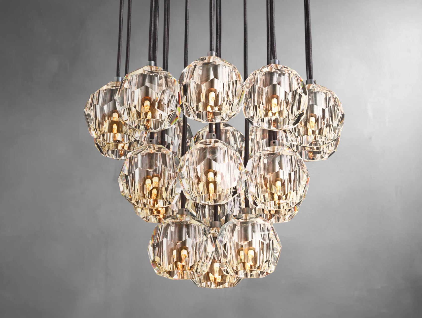 Orvane Crystal Drop Cluster Pendant