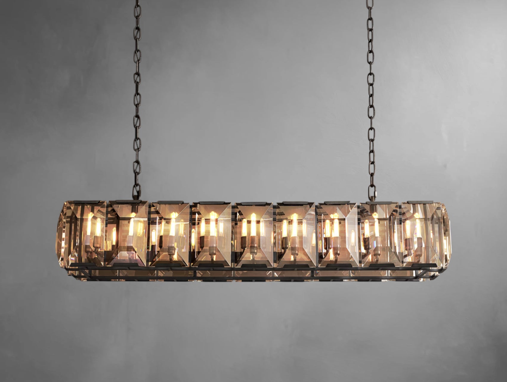 Halone Crystal Rectangular Chandelier