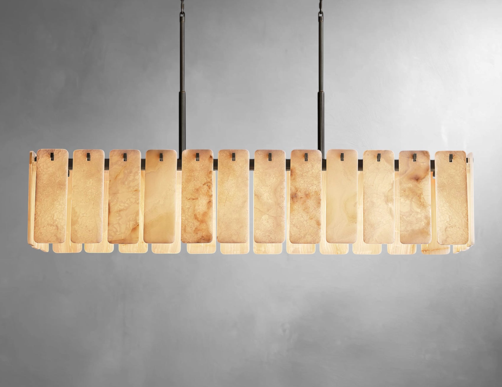 karamatte Onyx Rectangular Chandelier