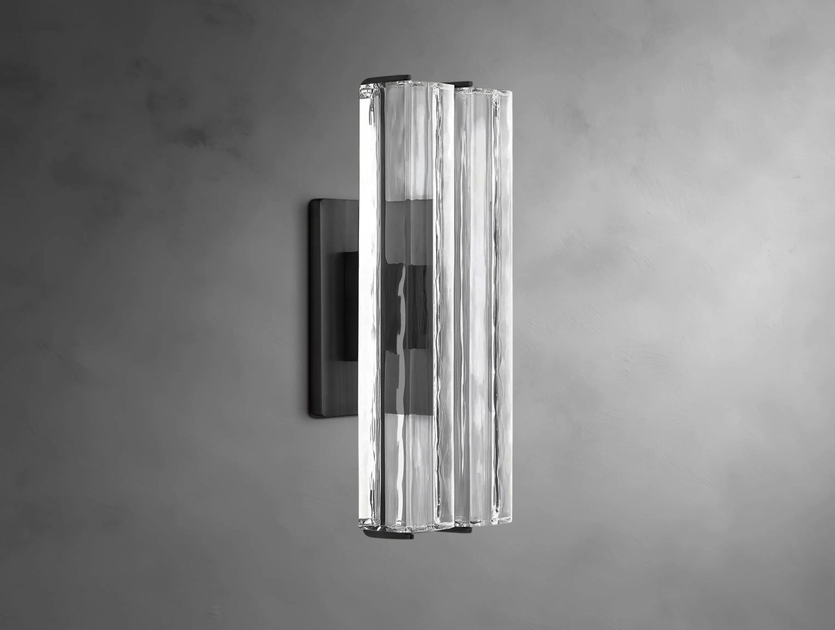 Vertical Crystal Double Sconce