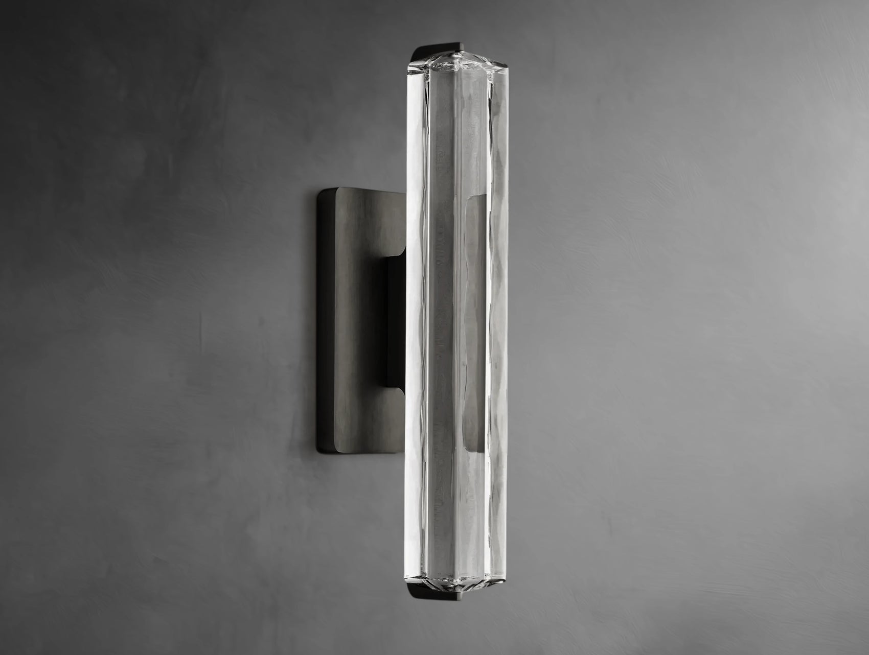 Vertical Crystal Sconce
