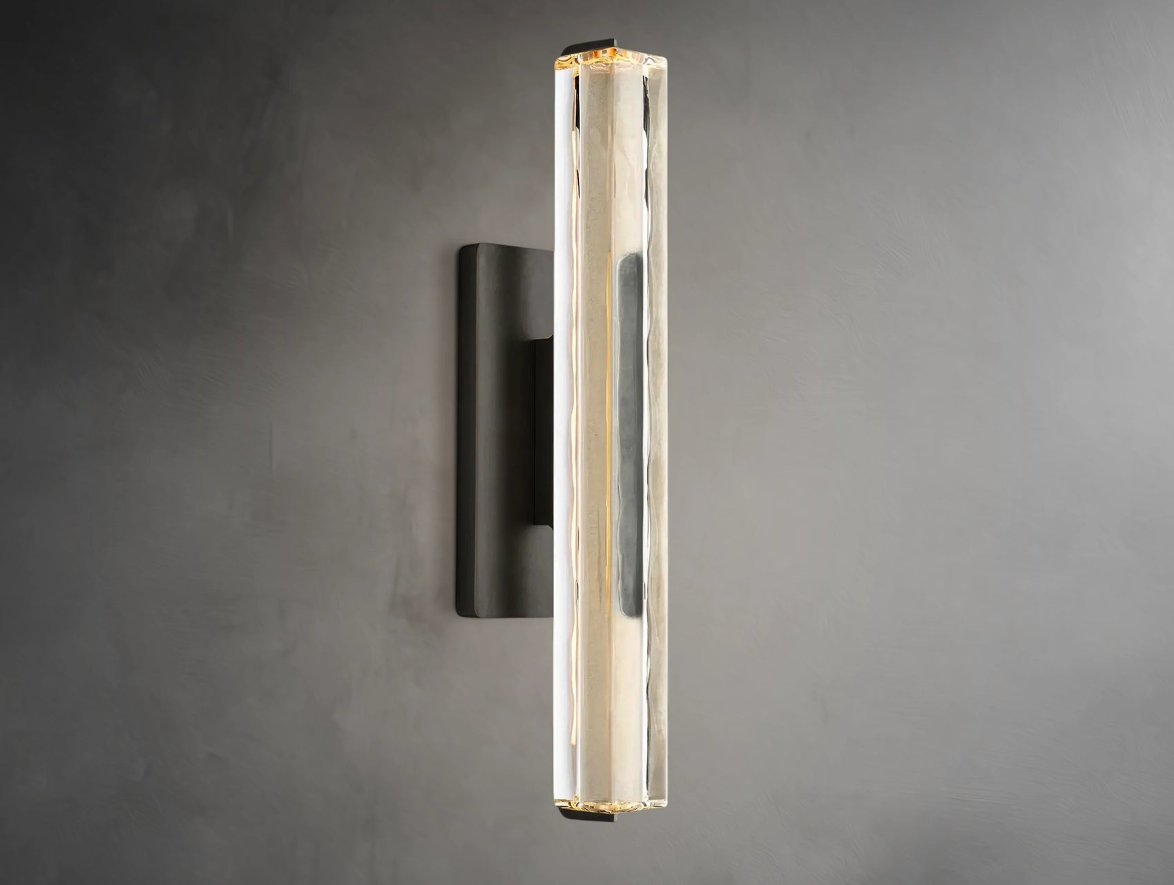 Vertical Crystal Sconce