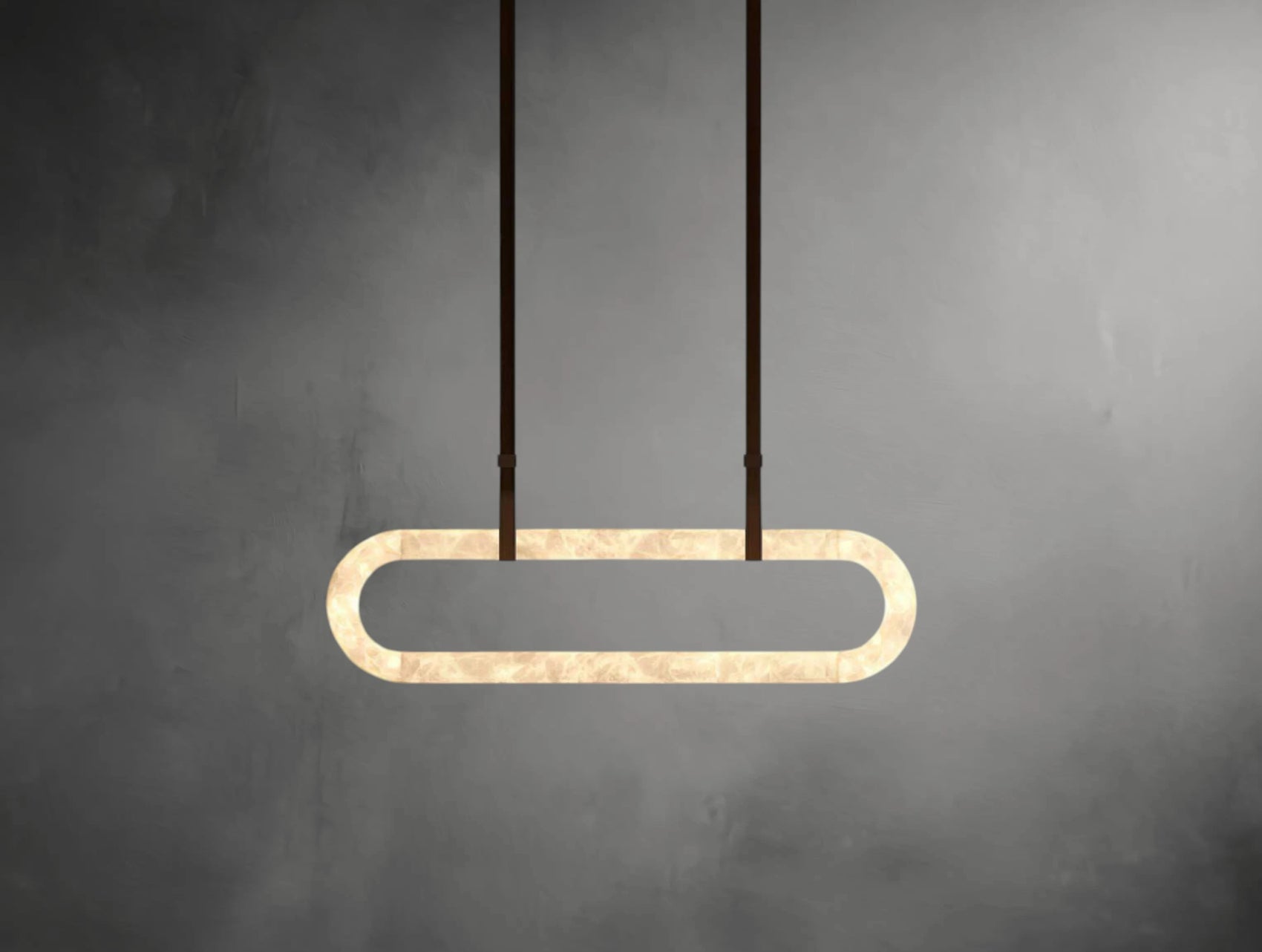 Velmora Alabaster Loop Pendant