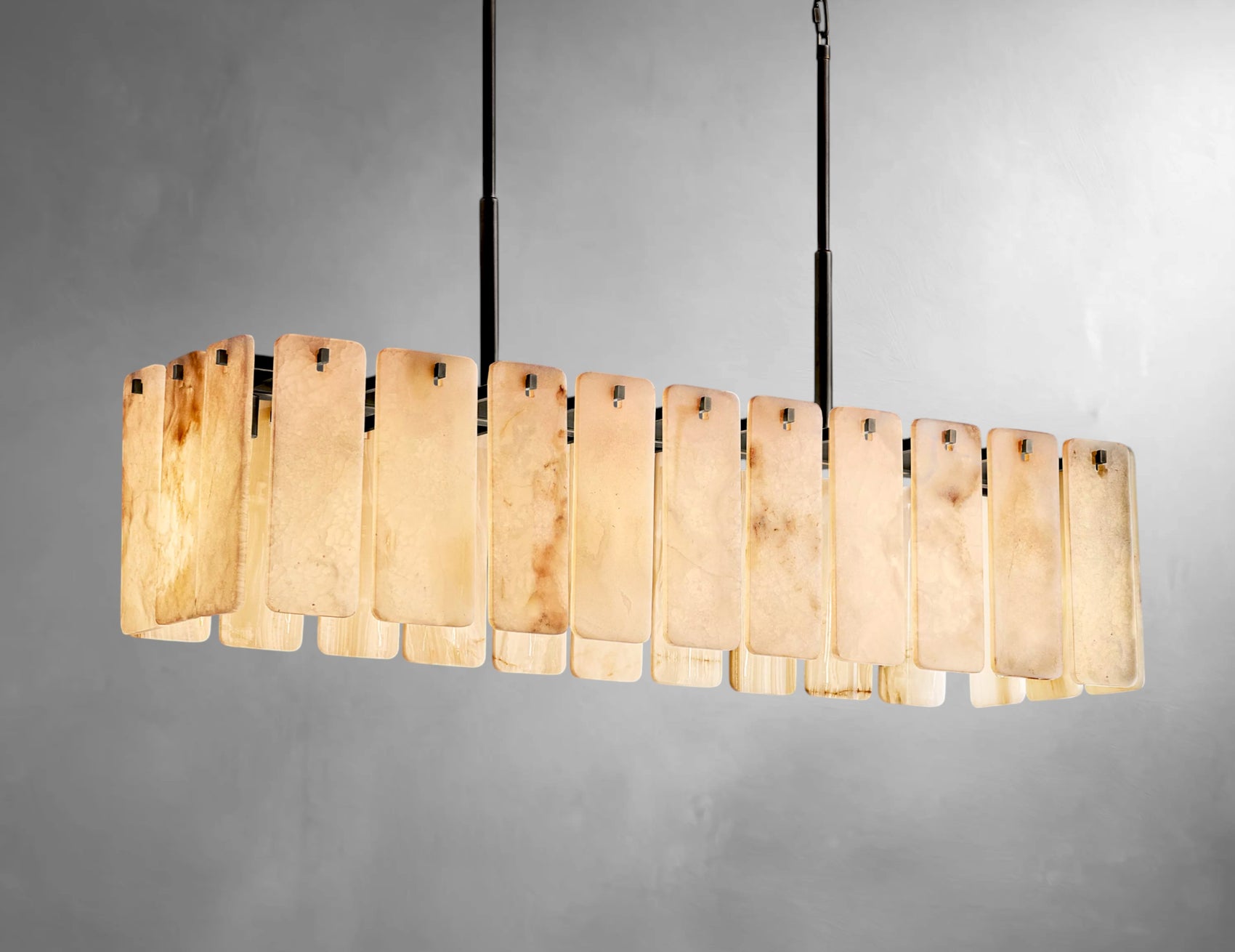 karamatte Onyx Rectangular Chandelier