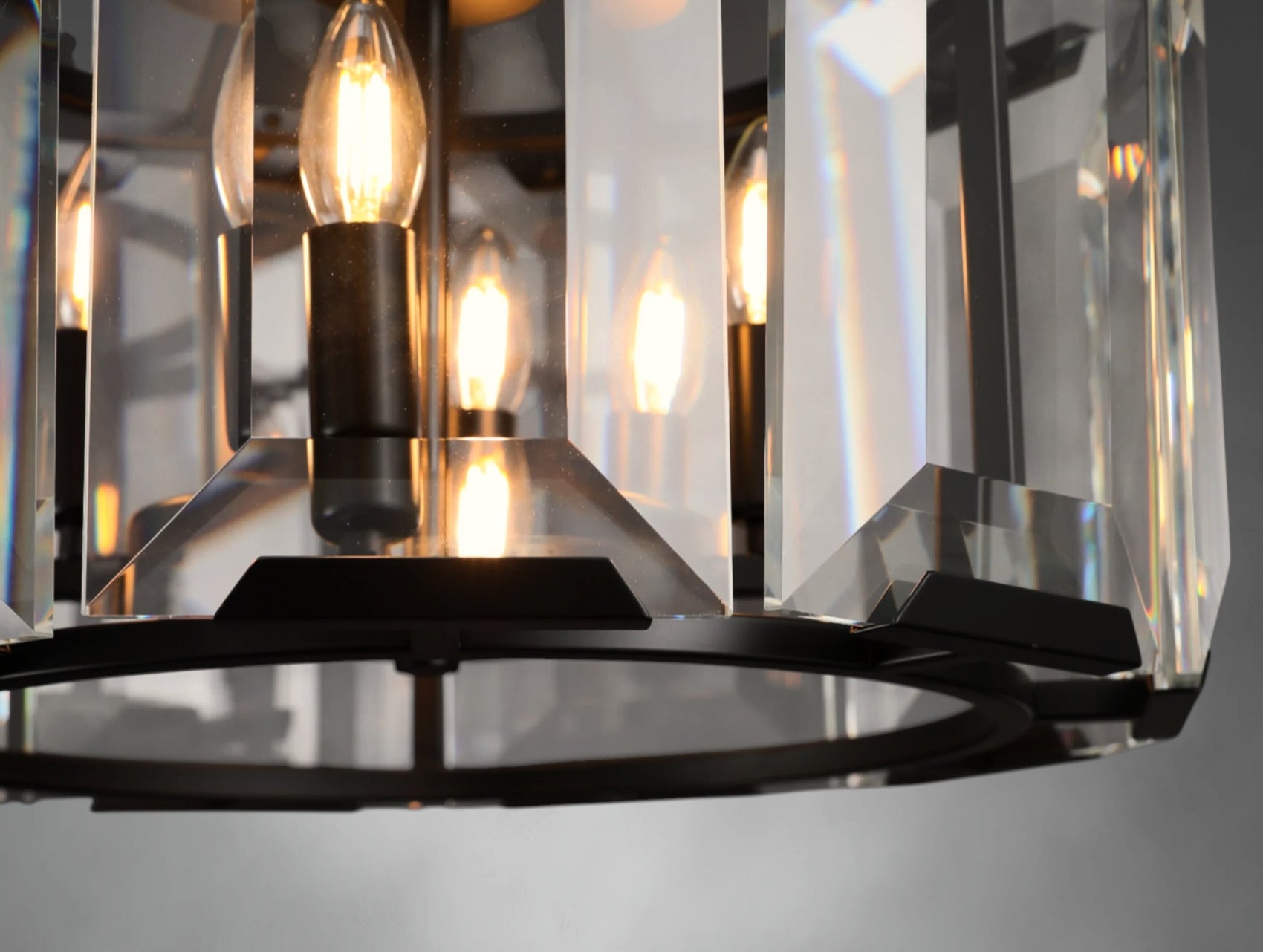 Halone Crystal Round Chandelier