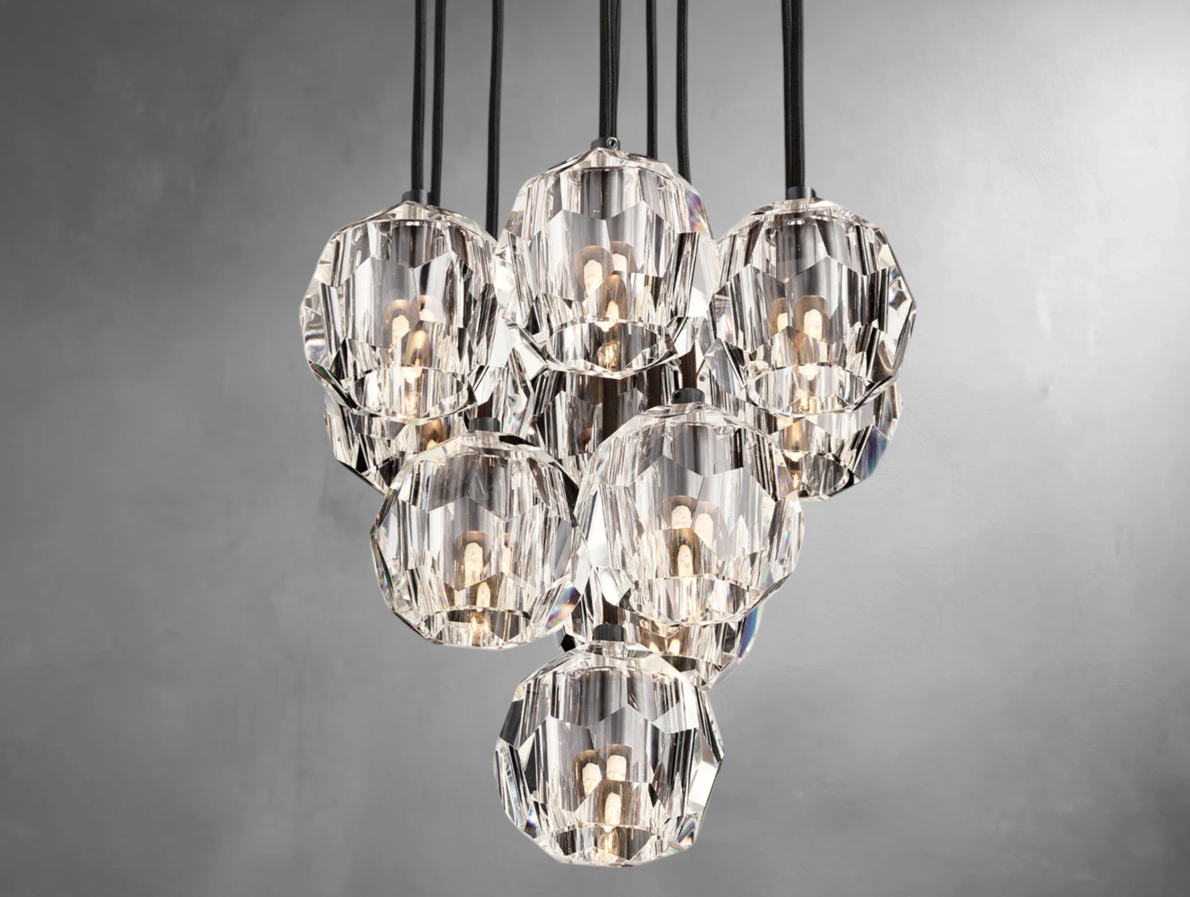 Orvane Crystal Drop Cluster Pendant