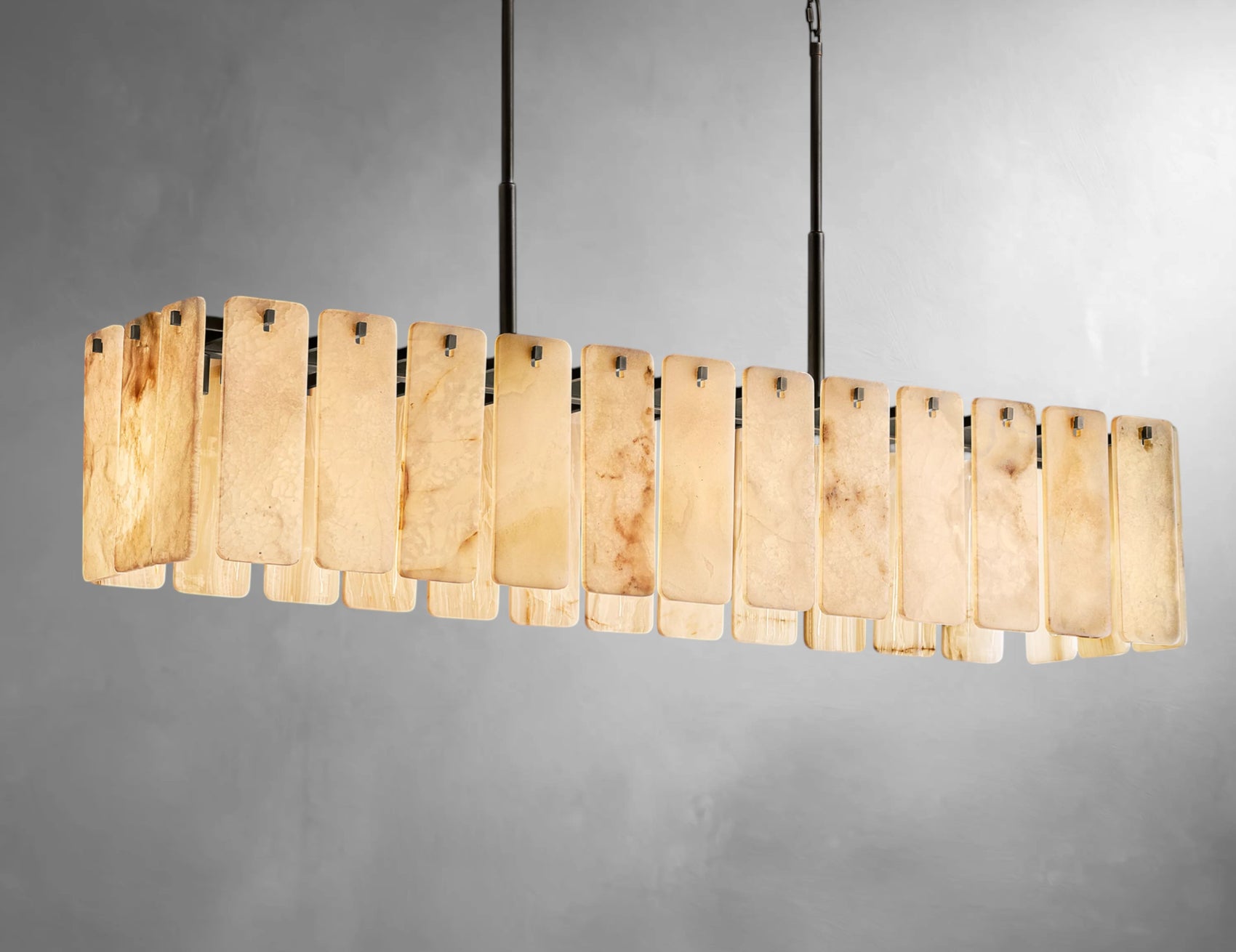 karamatte Onyx Rectangular Chandelier