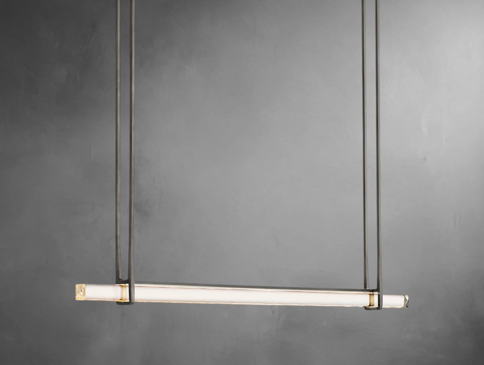Avenor Crystal Single Bar Linear Chandelier