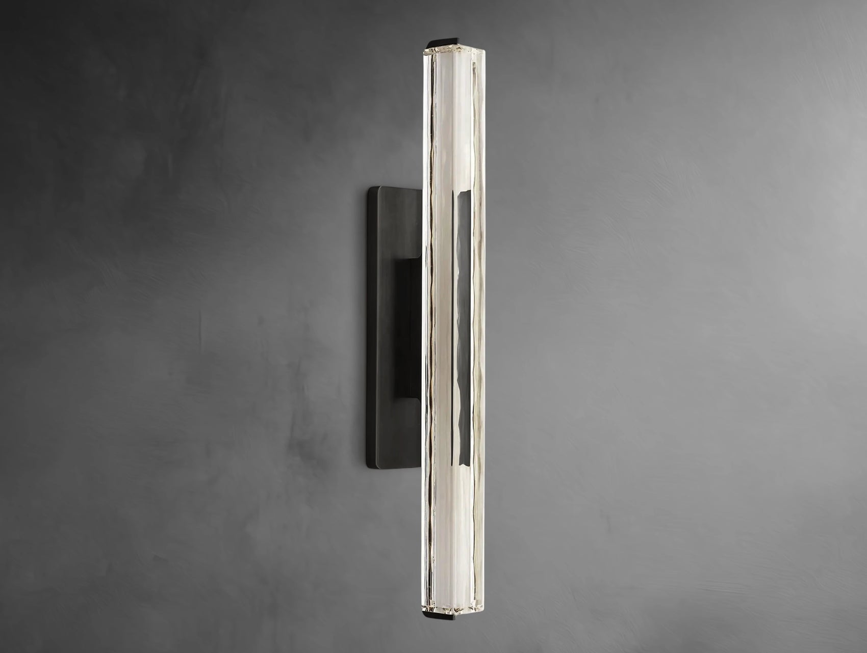 Vertical Crystal Sconce