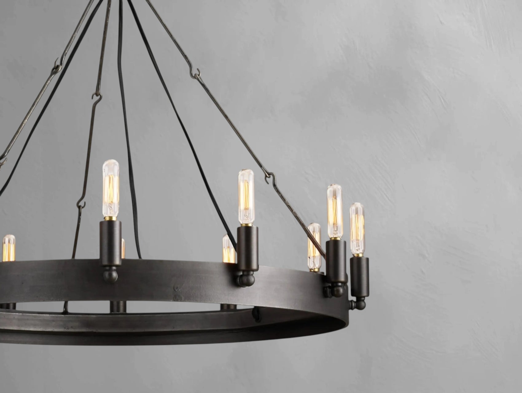 Kemion Vintage Filament Round Chandelier
