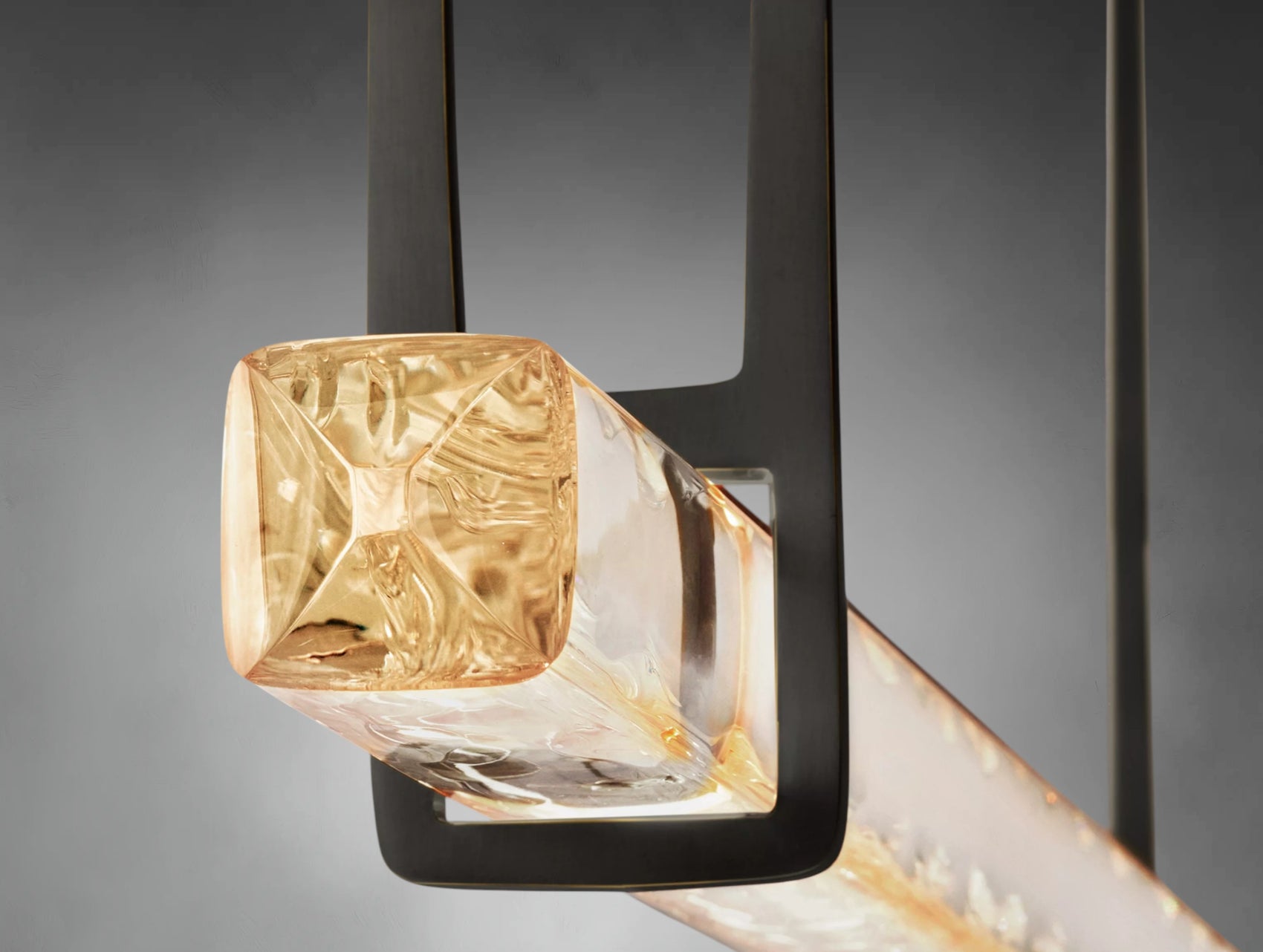 Avenor Crystal Single Bar Linear Chandelier