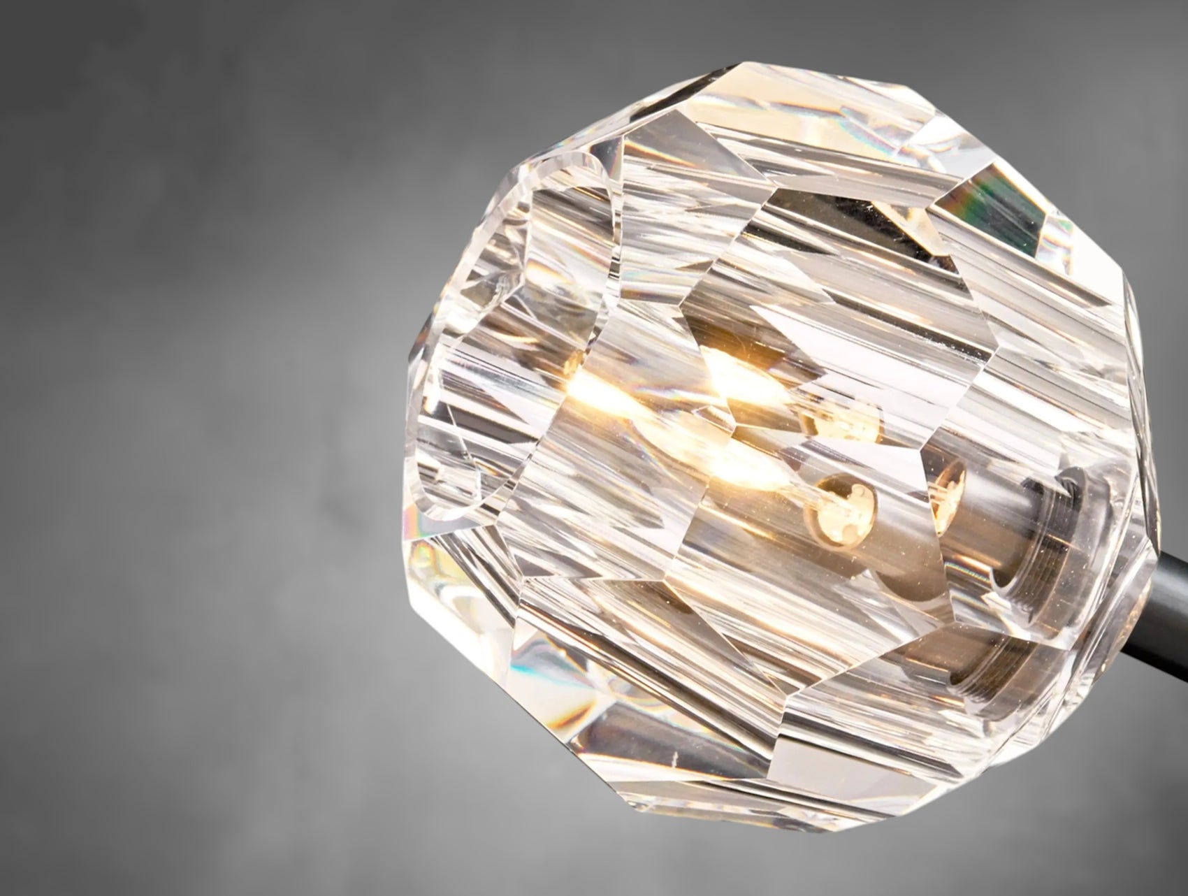 Aurelle Crystal Globe Linear Chandelier
