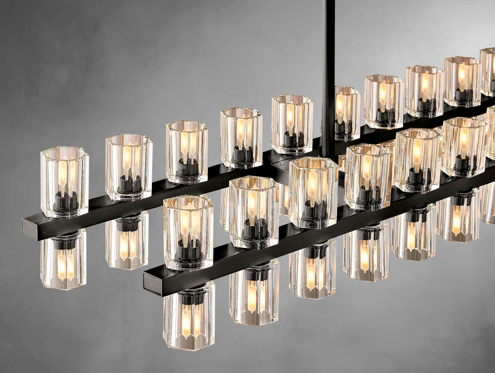 Virel LED Rectangular Chandelier