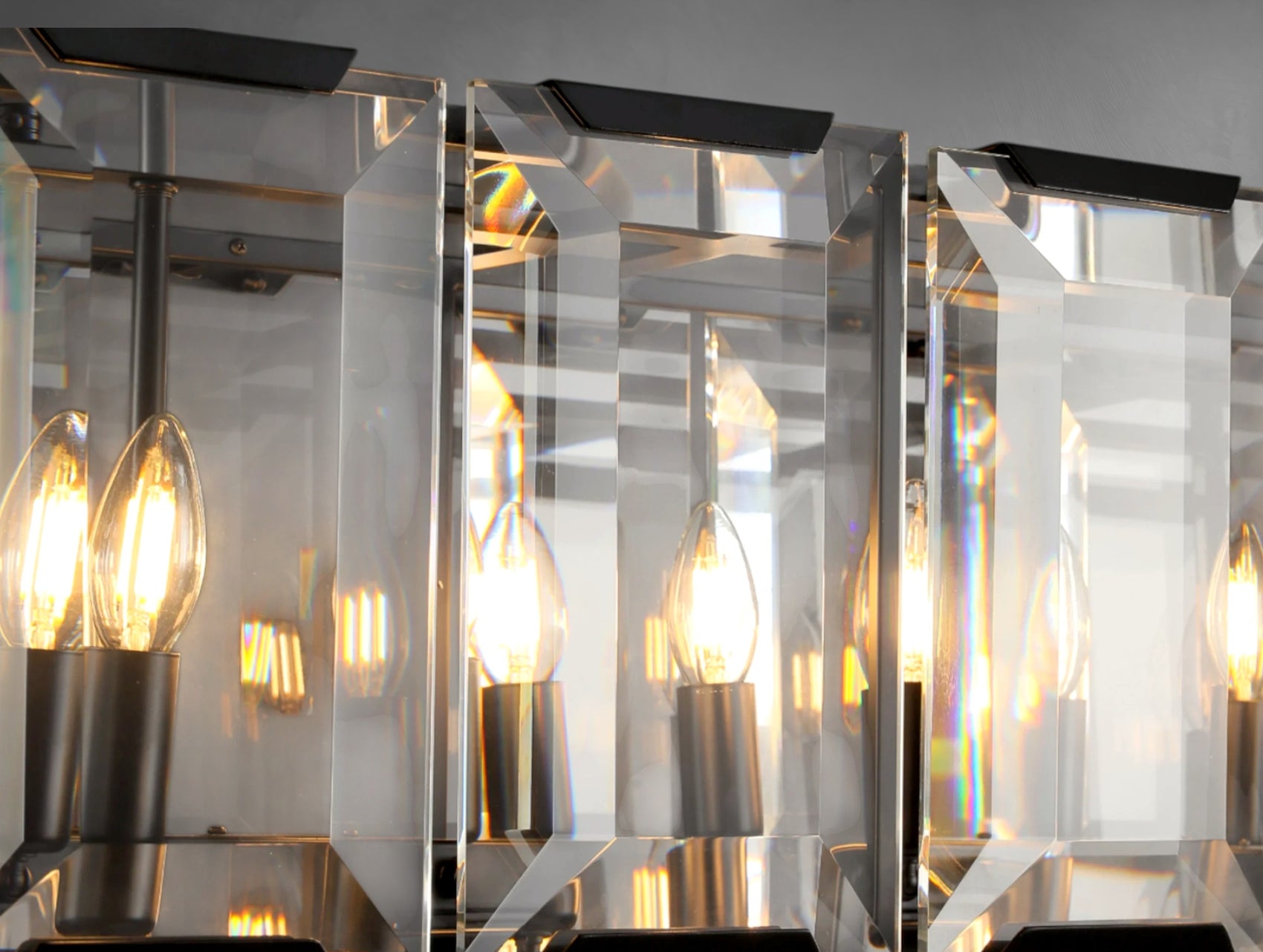 Halone Crystal Rectangular Chandelier