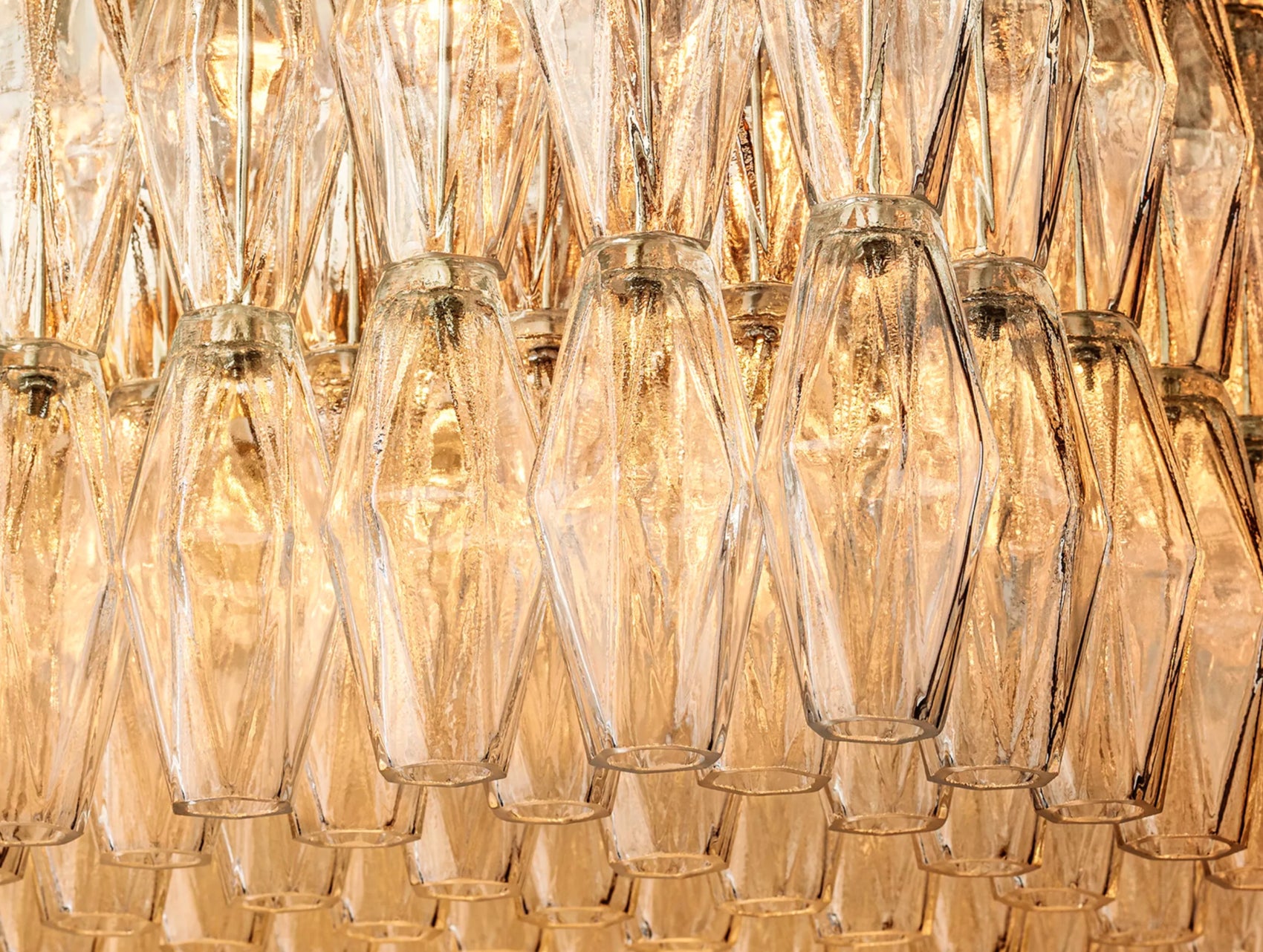 Chyara Clear Glass Rectangular Chandelier