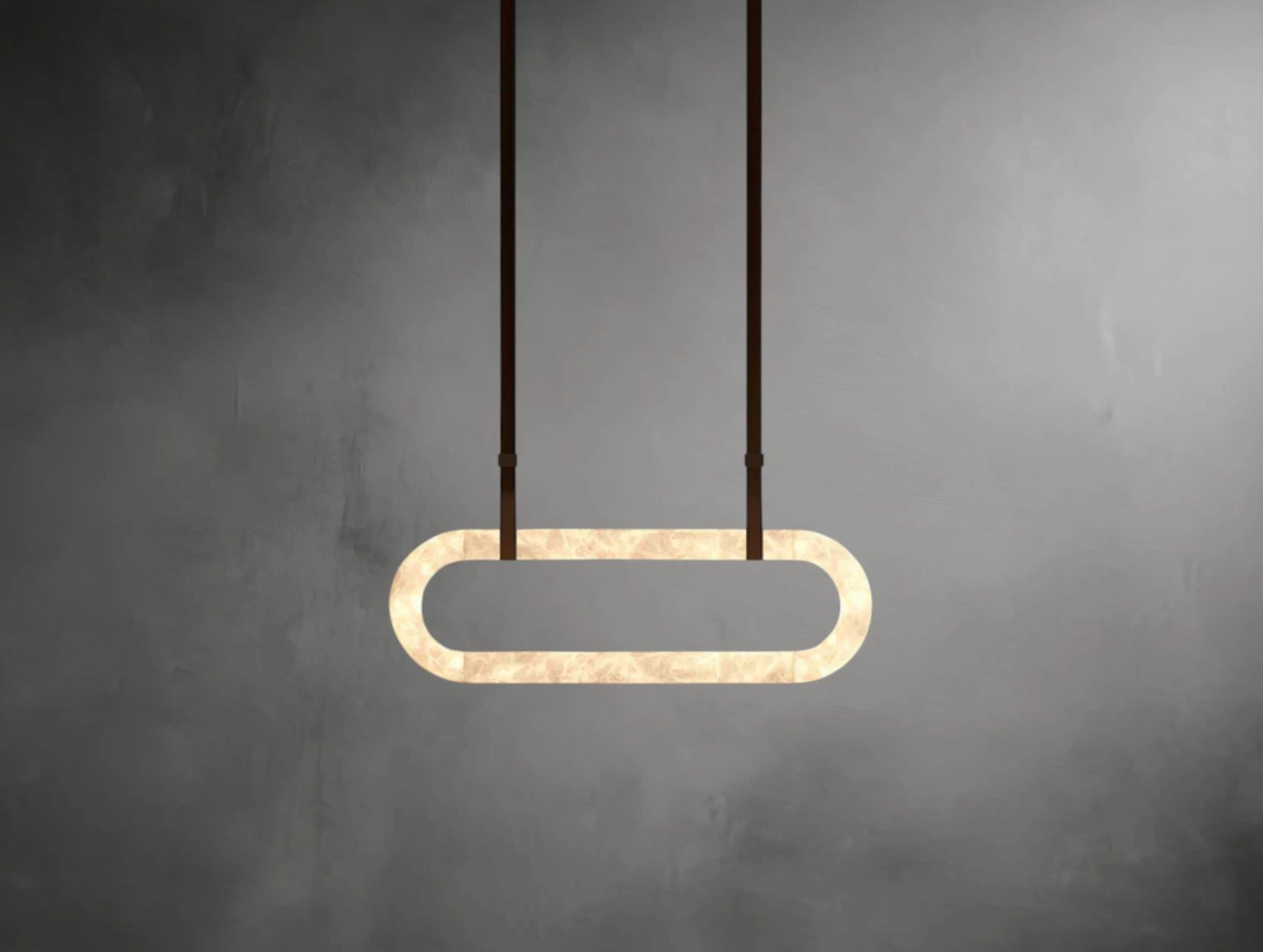 Velmora Alabaster Loop Pendant