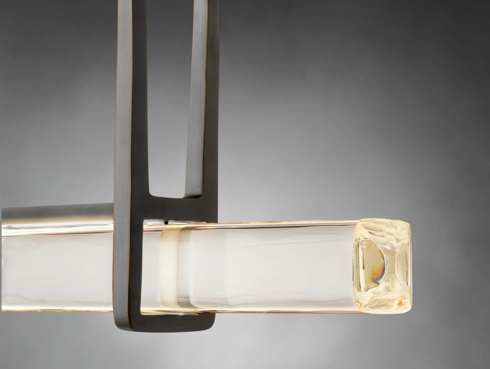 Avenor Crystal Single Bar Linear Chandelier