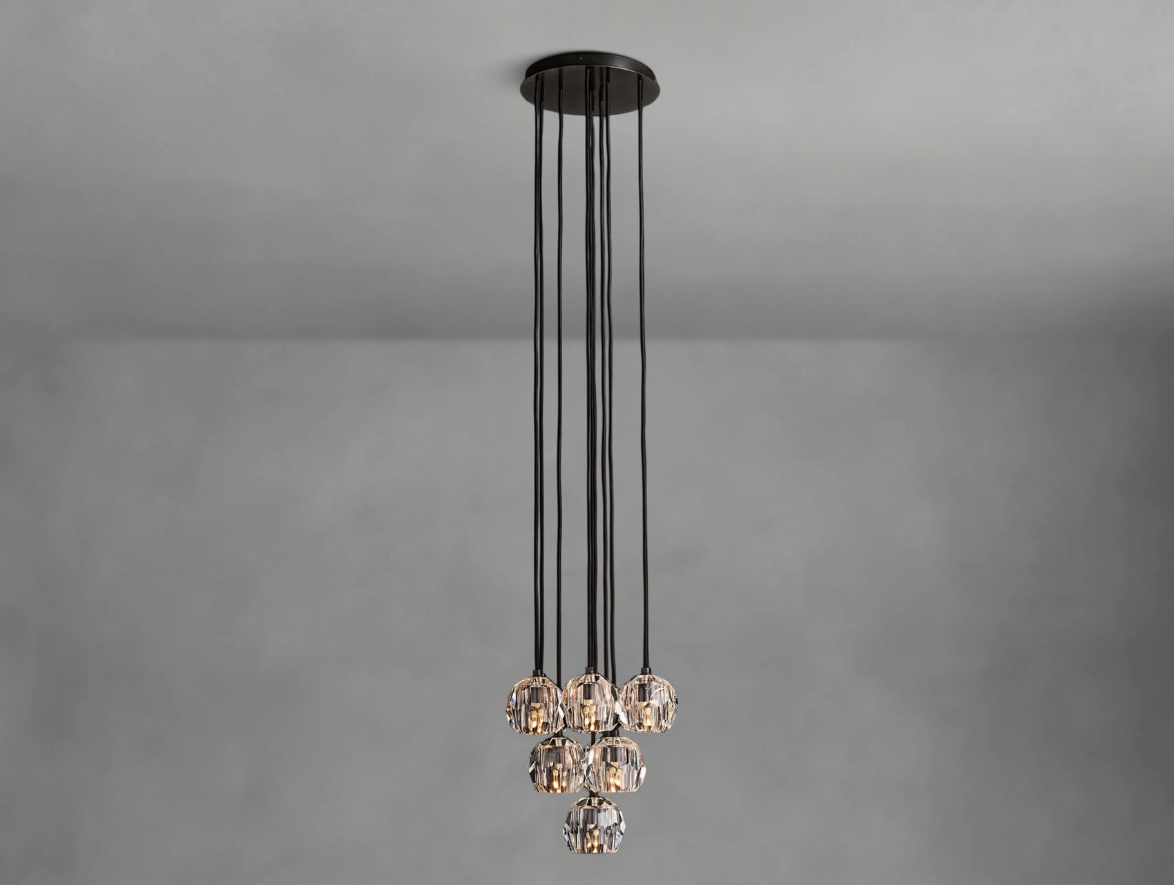 Orvane Crystal Drop Cluster Pendant