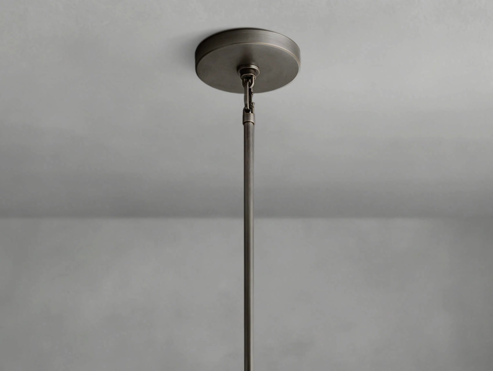 kabratte Clear Glass Mobile Round Chandelier
