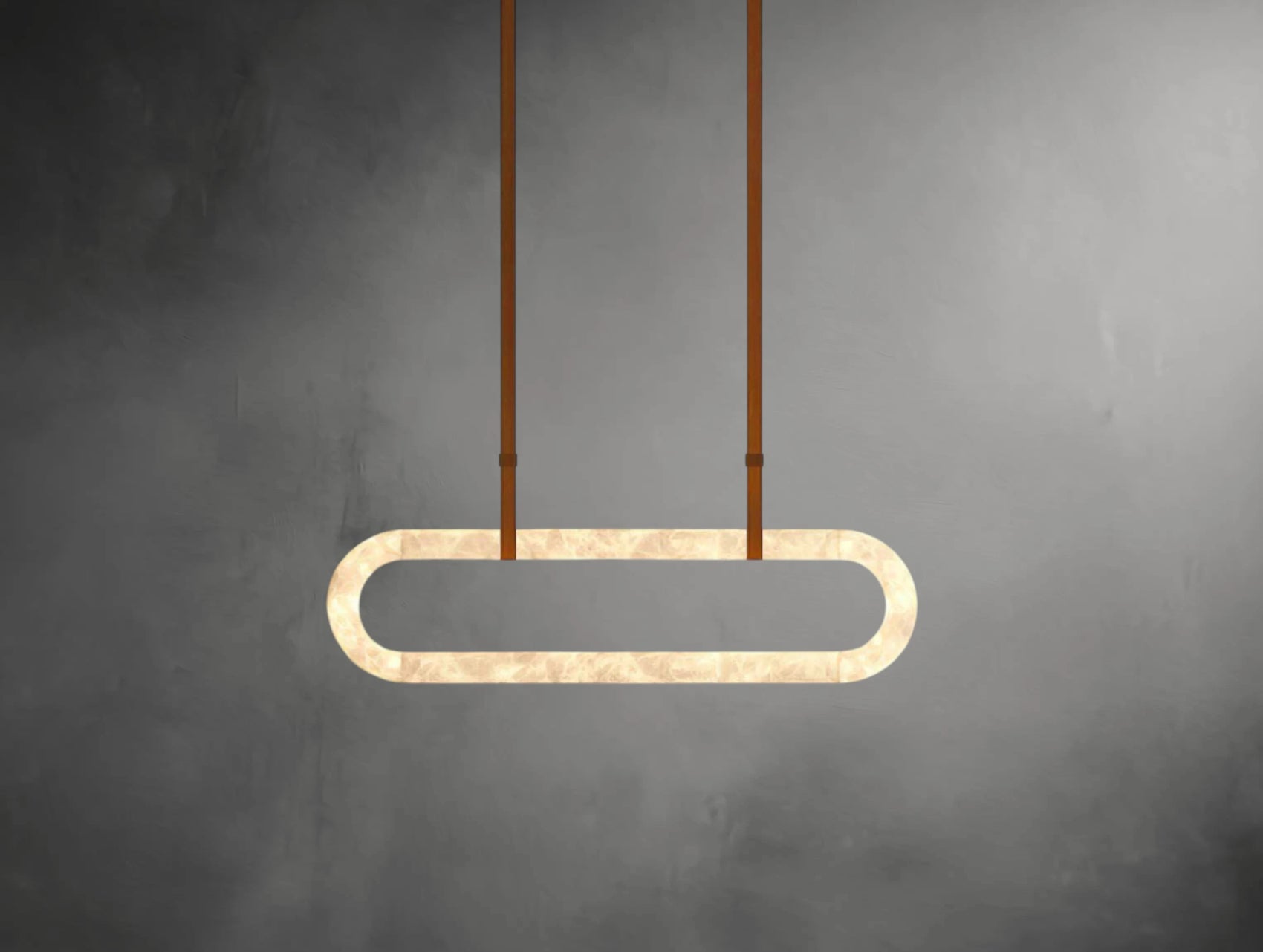 Velmora Alabaster Loop Pendant