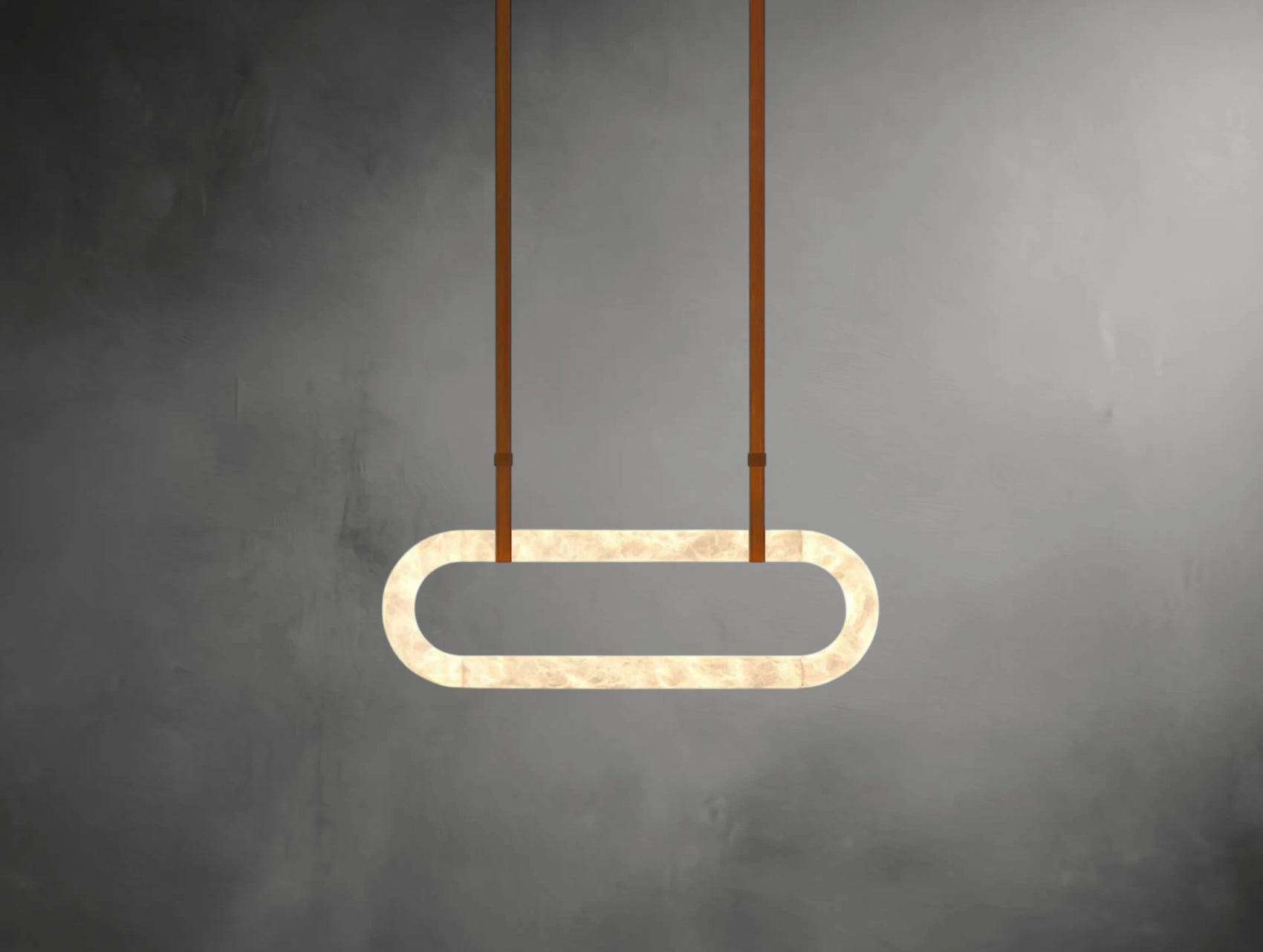Velmora Alabaster Loop Pendant