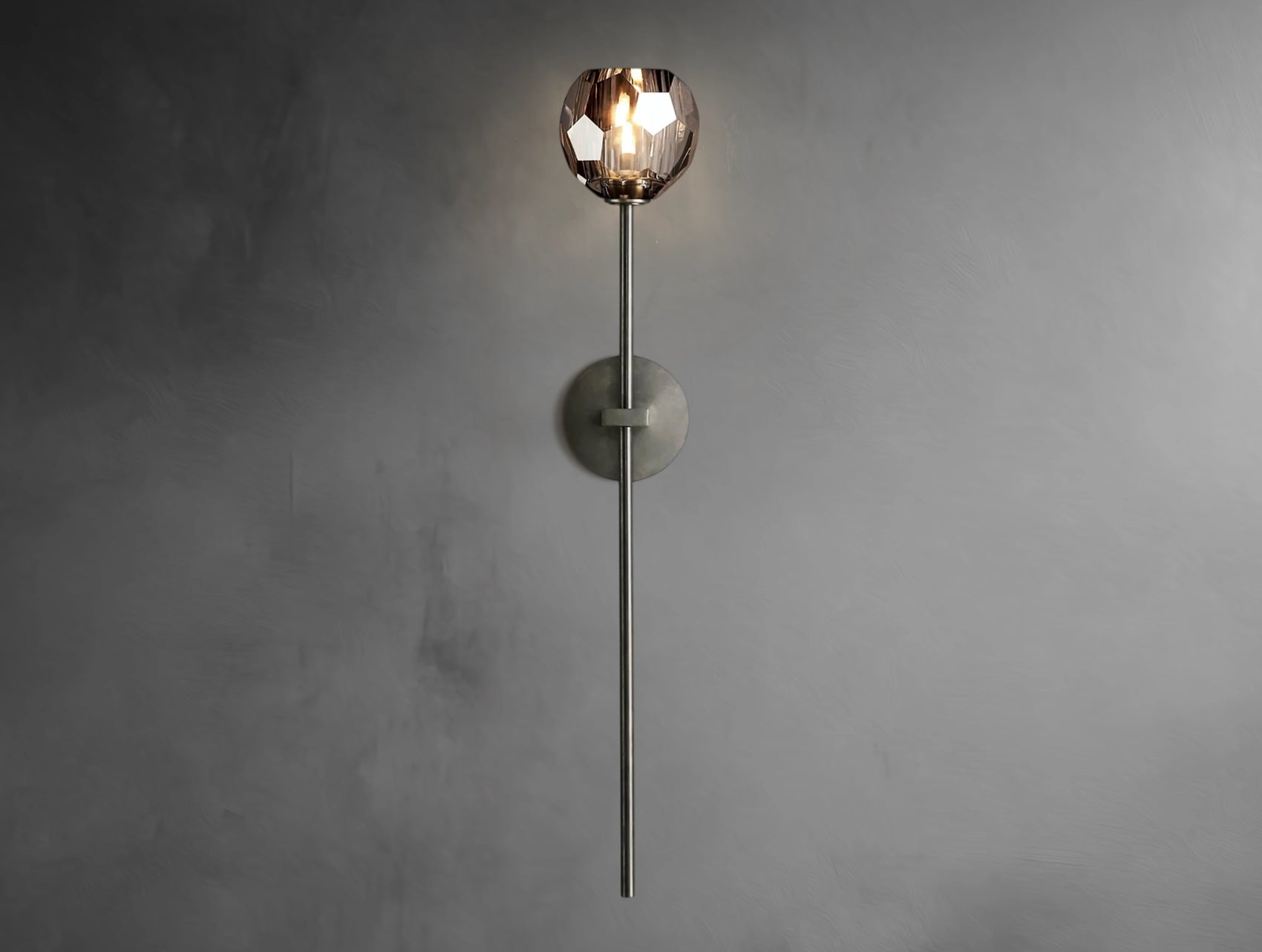 Aurelle Crystal Globe Sconce