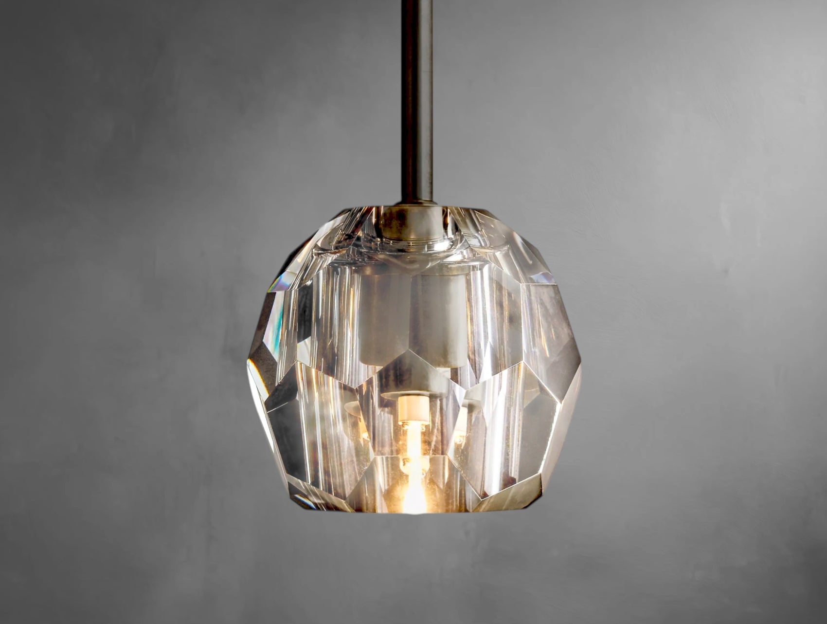 Faceted Crystal Rod Pendant