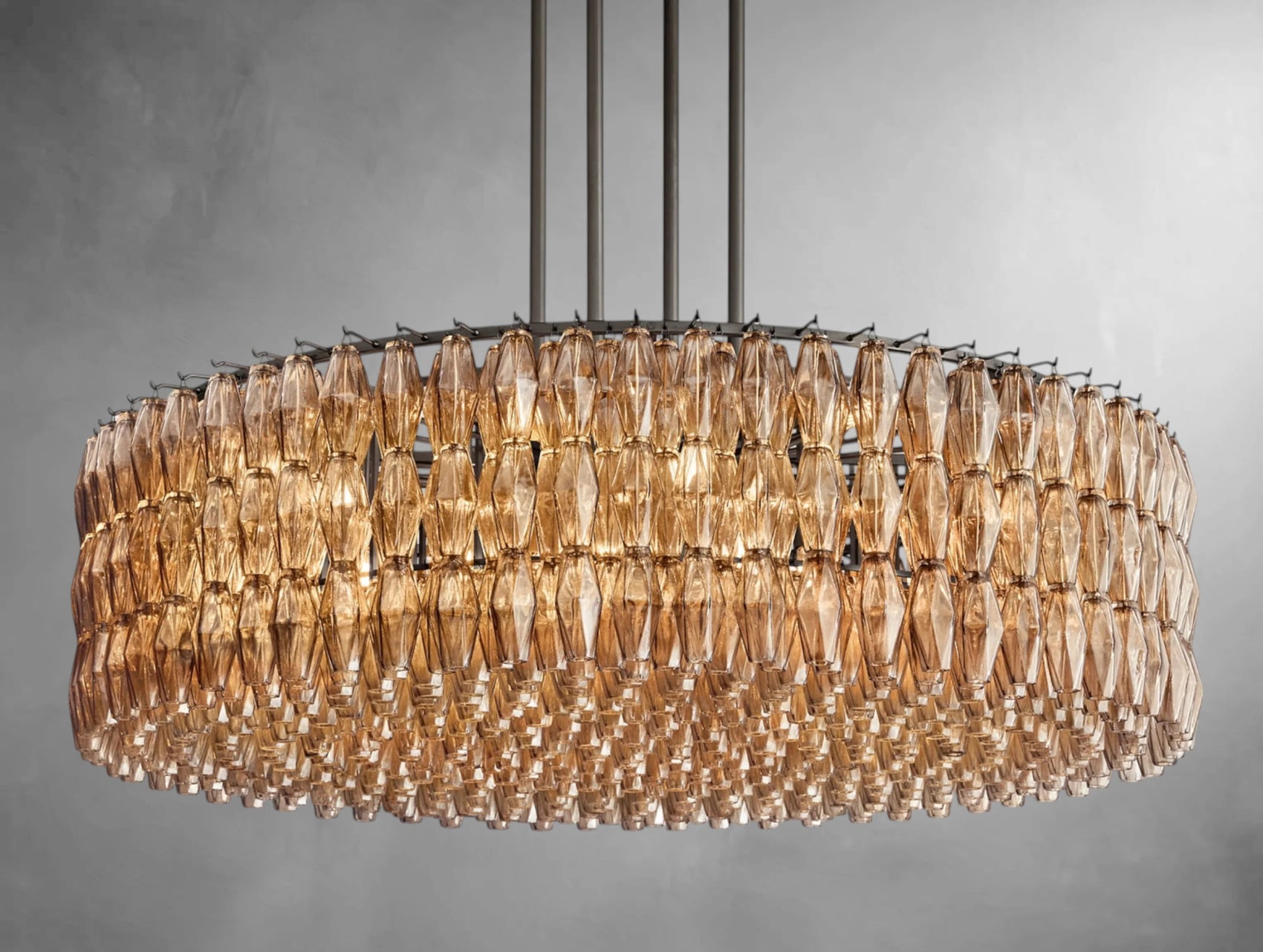Chyara Clear Glass Round Chandelier