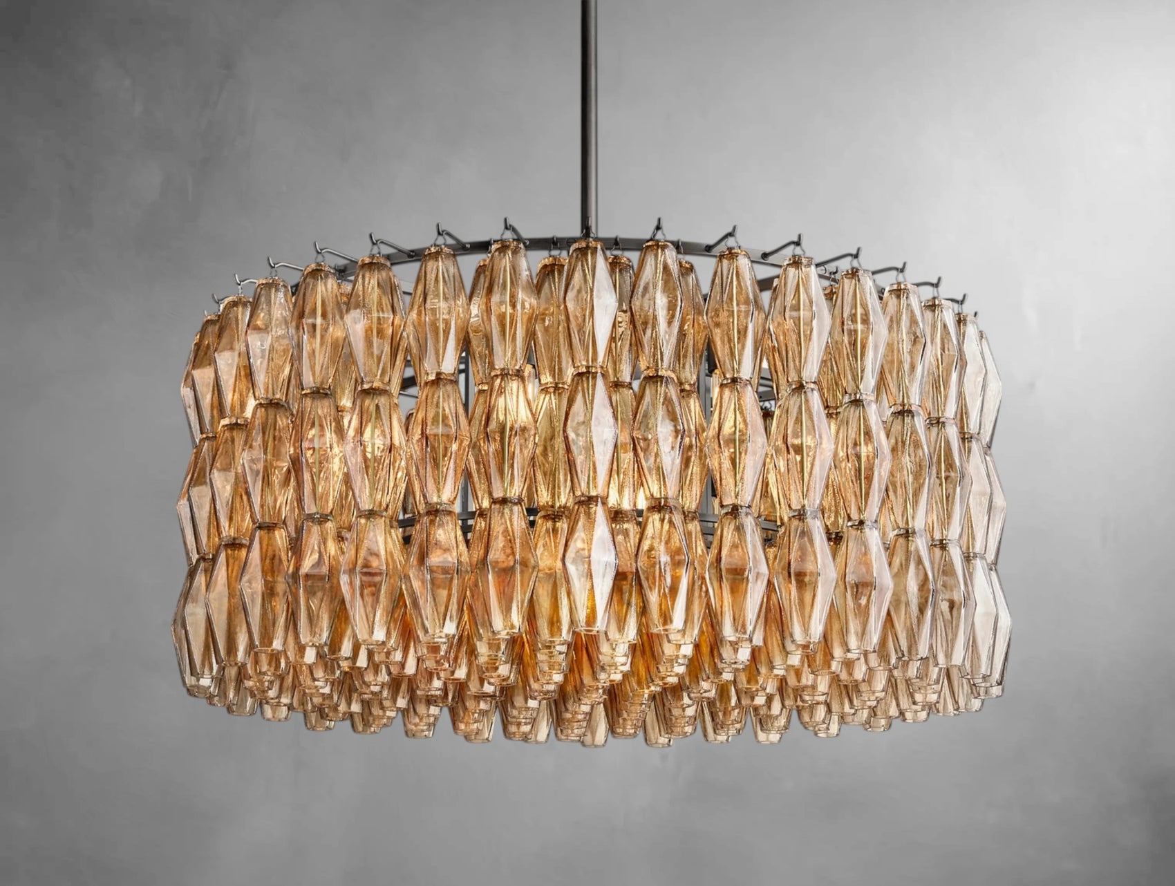 Chyara Clear Glass Round Chandelier