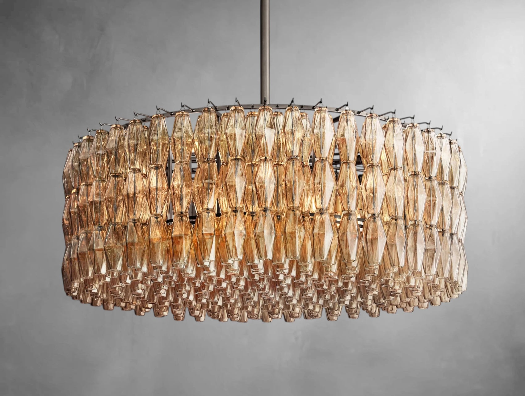 Chyara Clear Glass Round Chandelier