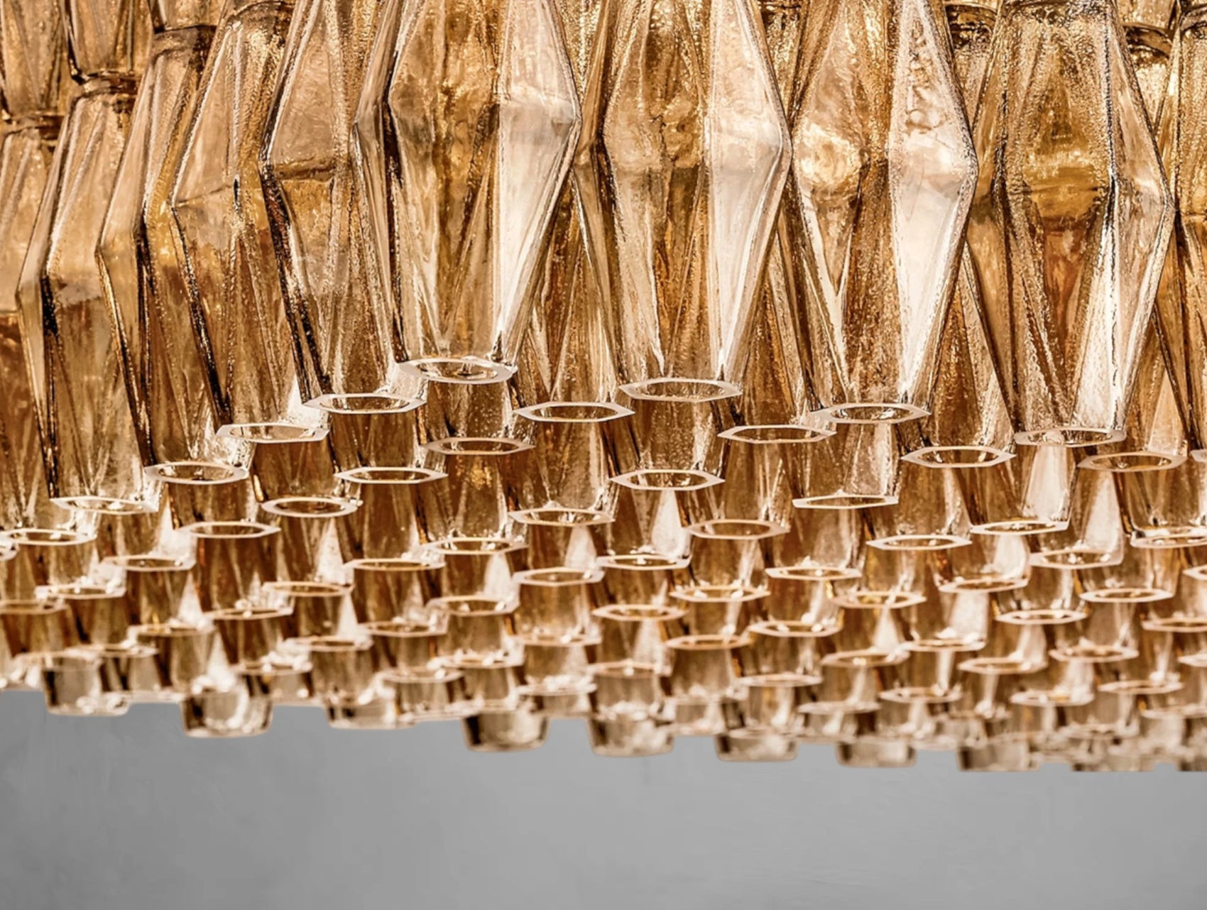 Chyara Clear Glass Rectangular Chandelier