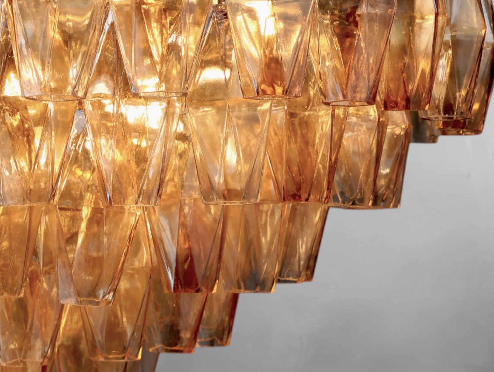 Chyara Clear Glass Tiered Round Chandelier